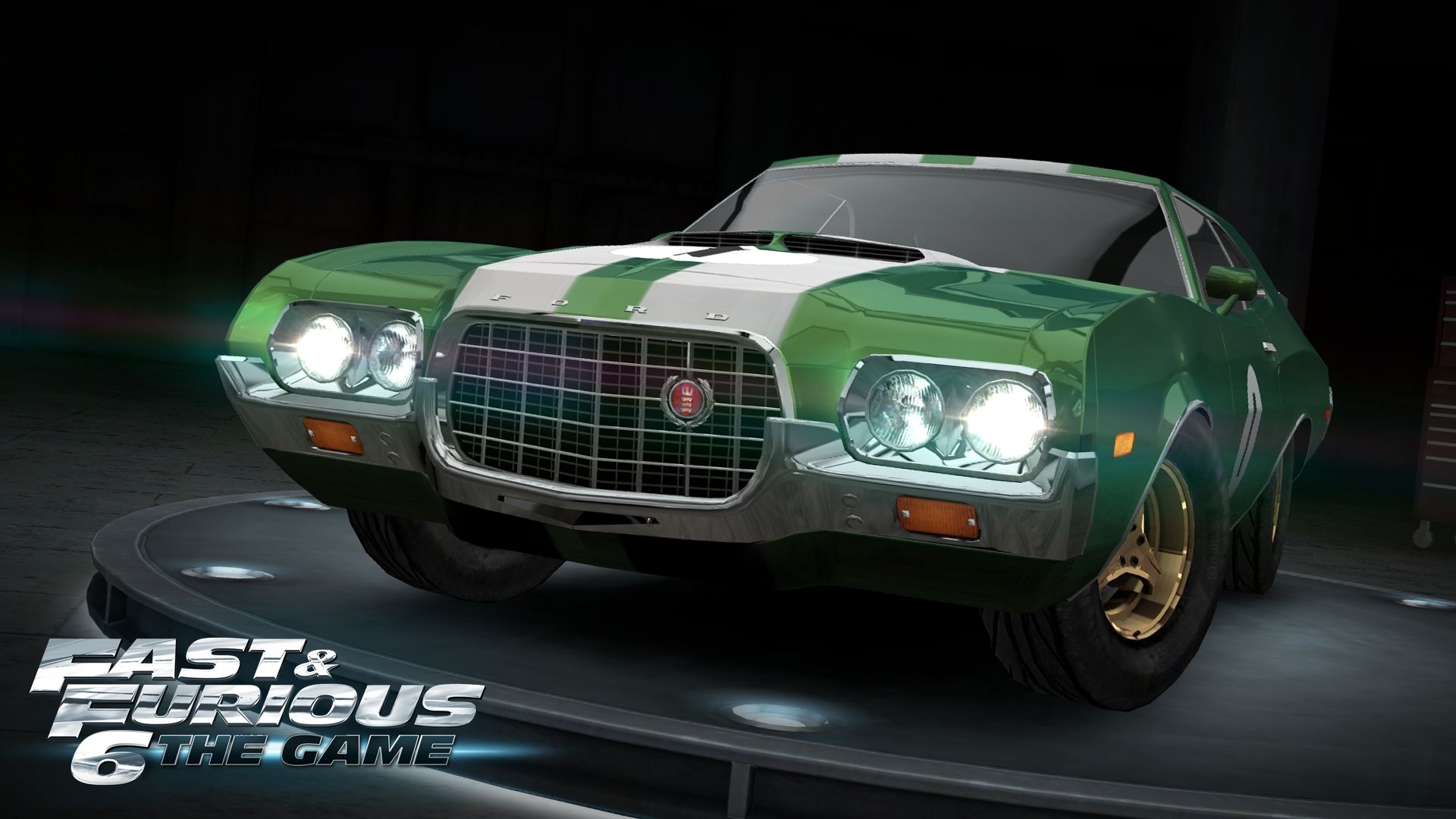 Ford Gran Torino verde, videogioco, 1920x1080 Full HD 1080p, Desktop