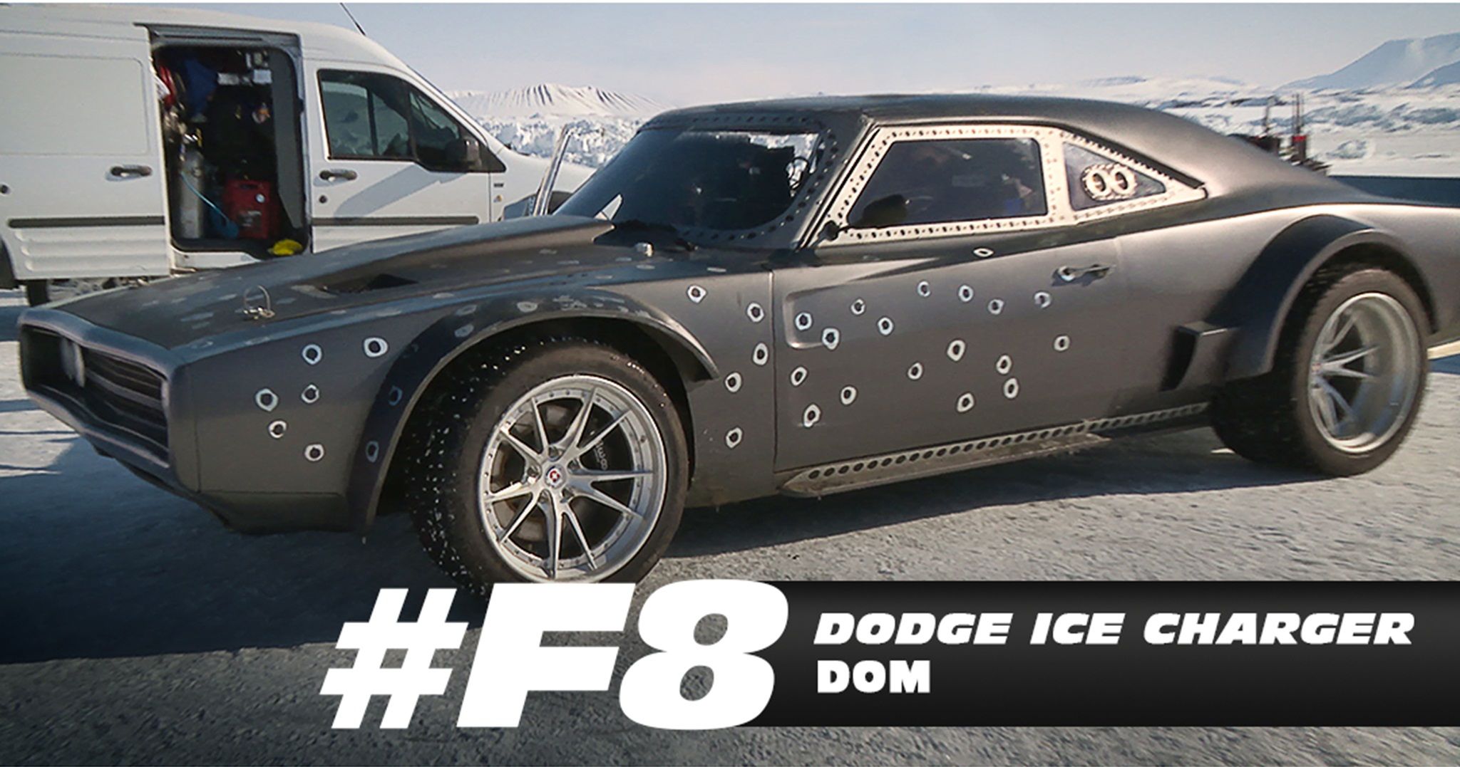 Dodge Charger nera Fast 8, 2048x1077 2K, Desktop