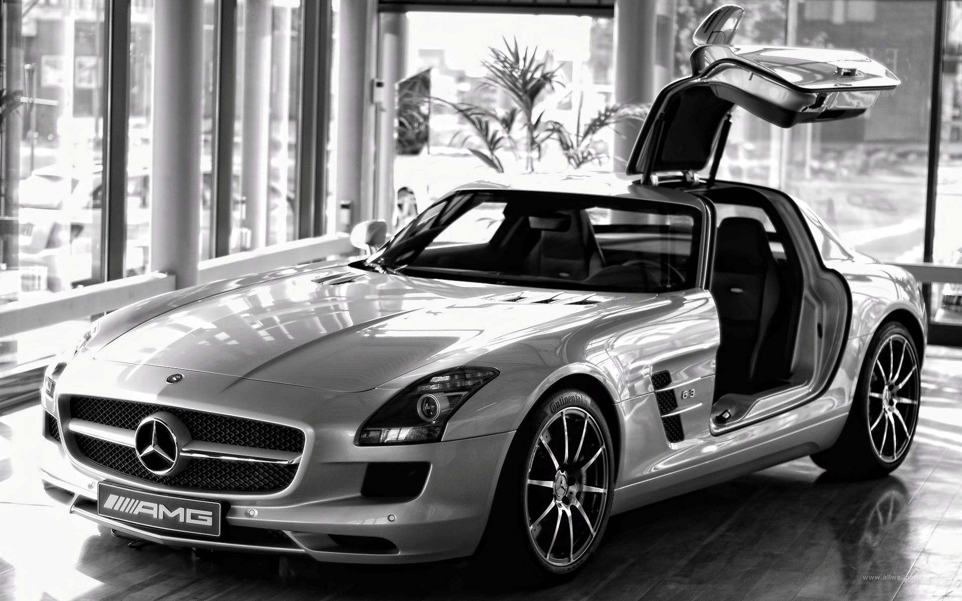 Mercedes AMG SLS bianca, alte prestazioni, 1920x1200 Full HD+, PC