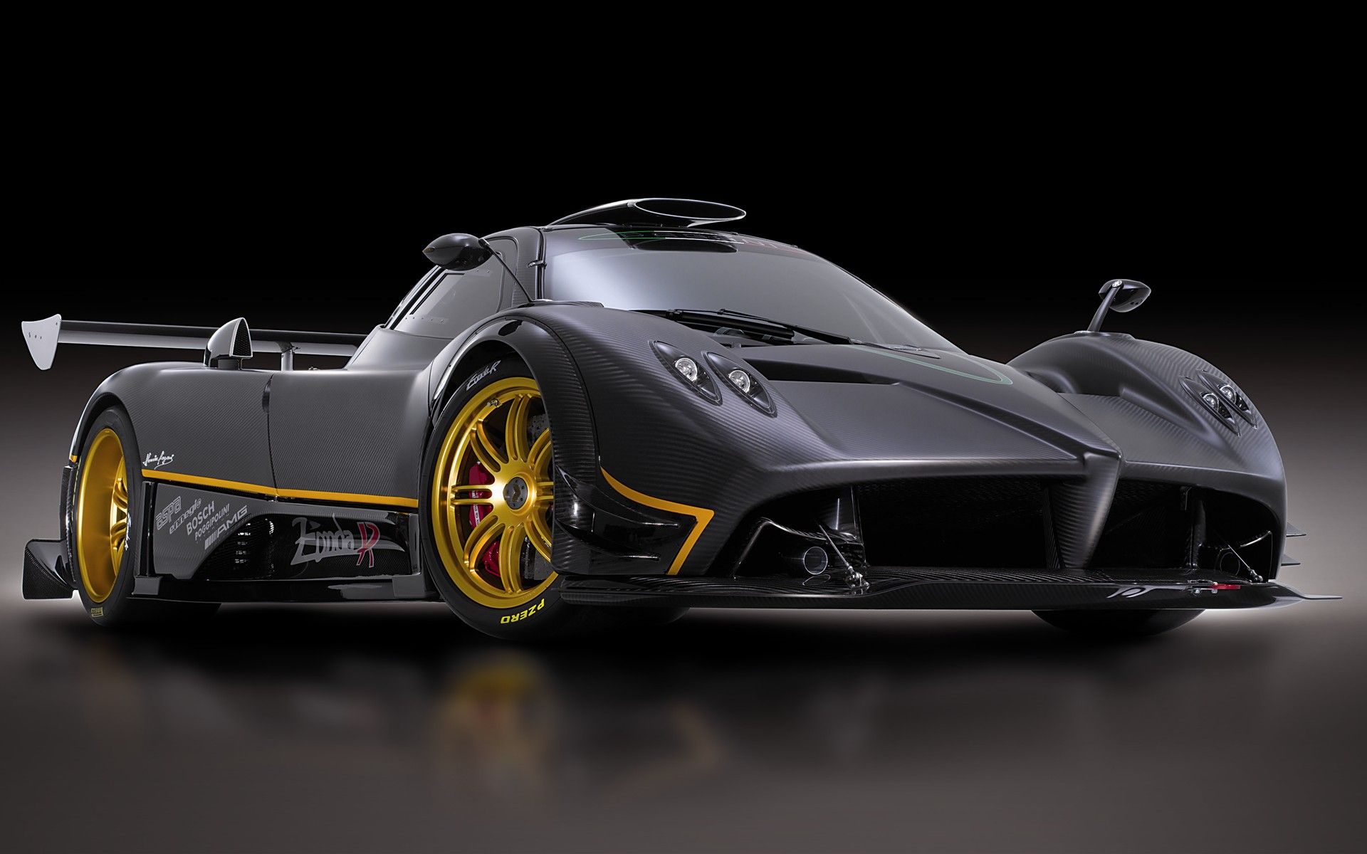Pagani Zonda nera sportiva, 1920x1200 WUXGA, Laptop