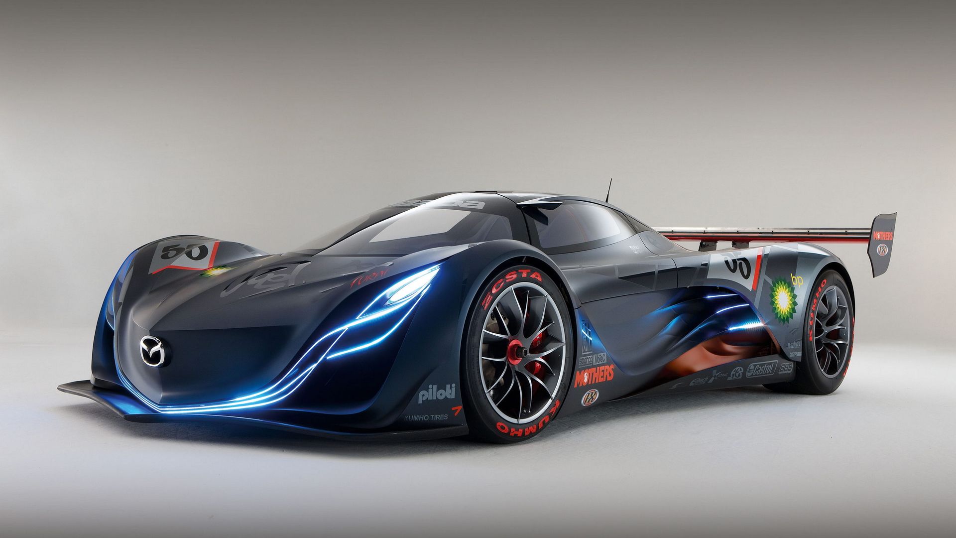 Auto concept futuristica blu, 1920x1080 Full HD 1080p, Desktop