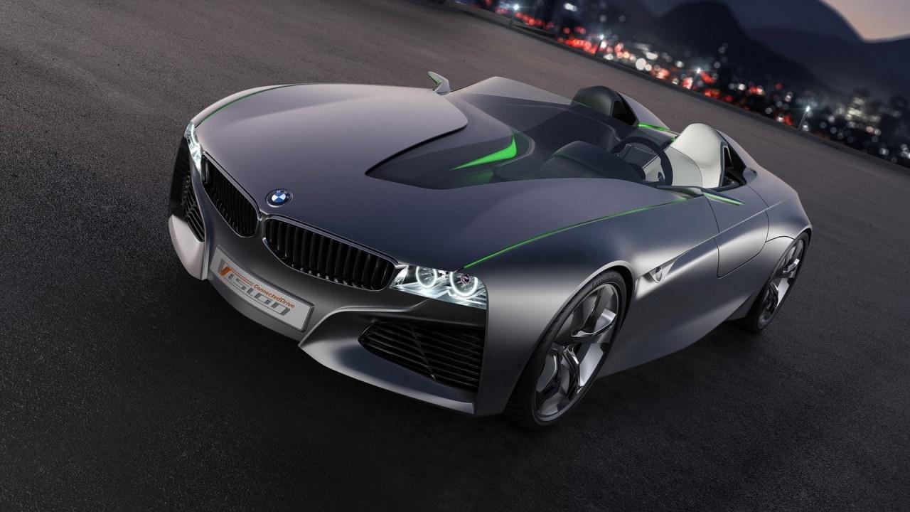 BMW concept futuristica grigia, 1280x720 HD, Desktop