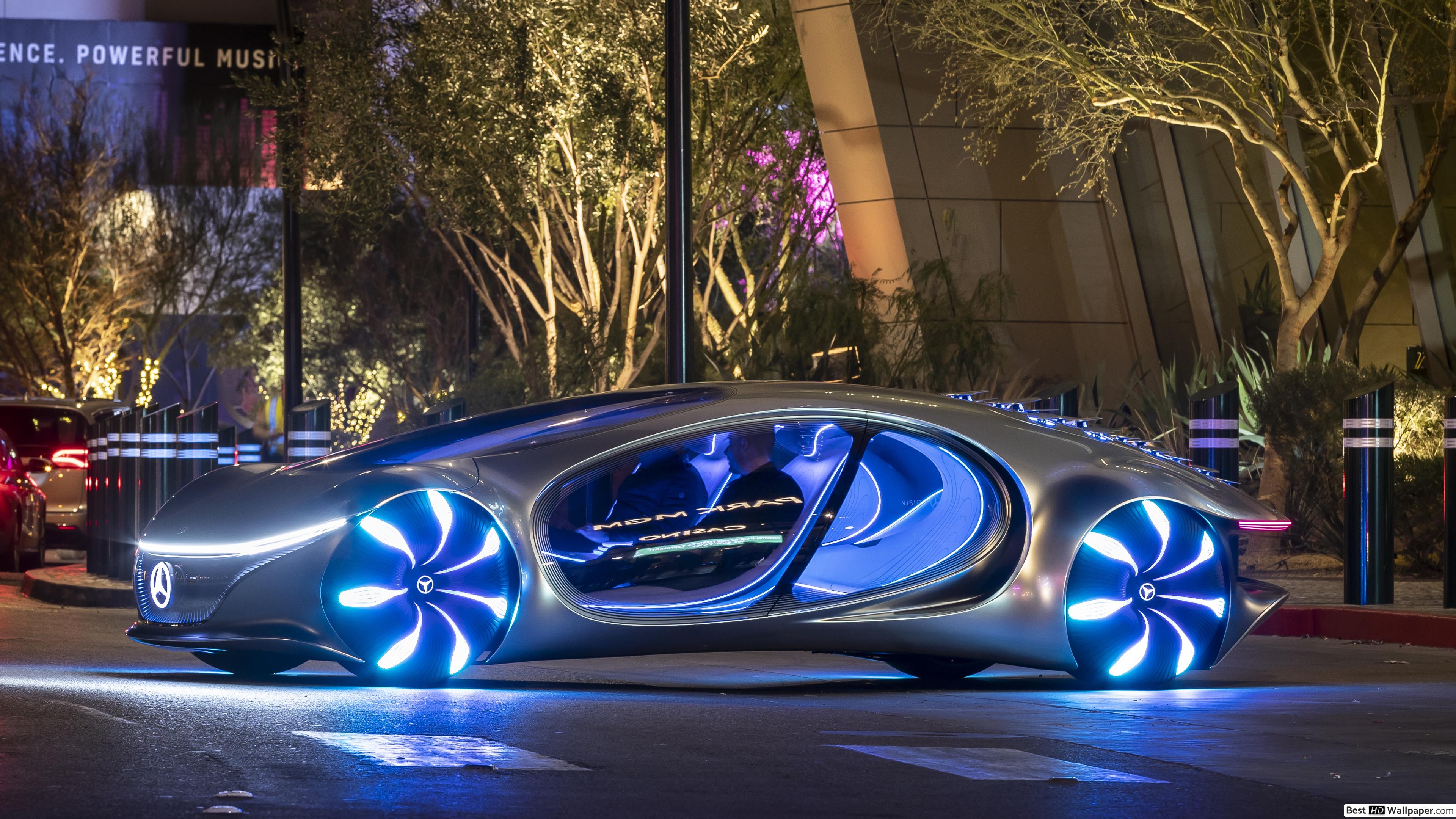 Mercedes-Benz Vision AVTR auto futuristica, 3840x2160 Ultra HD, Monitor 4K