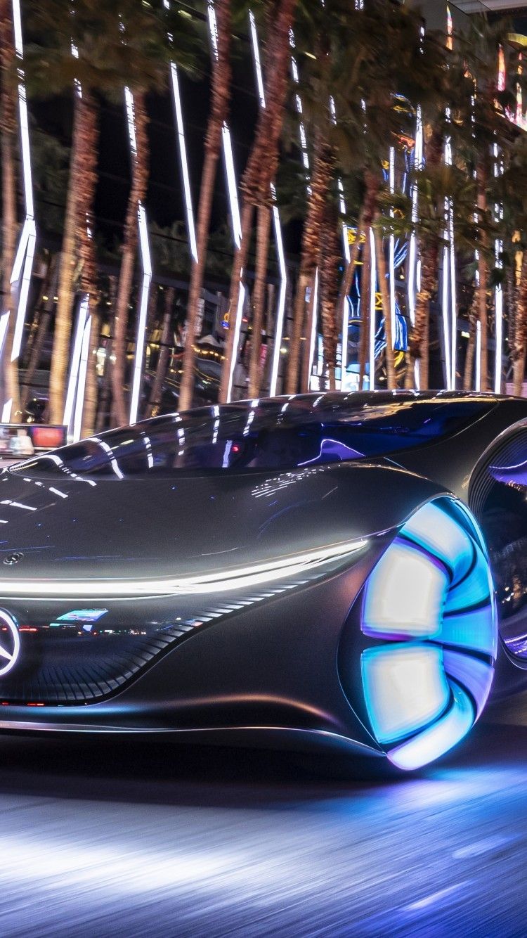 Mercedes-Benz Vision AVTR futuristica, 750x1334 Full HD Verticale, iPhone Pro Max