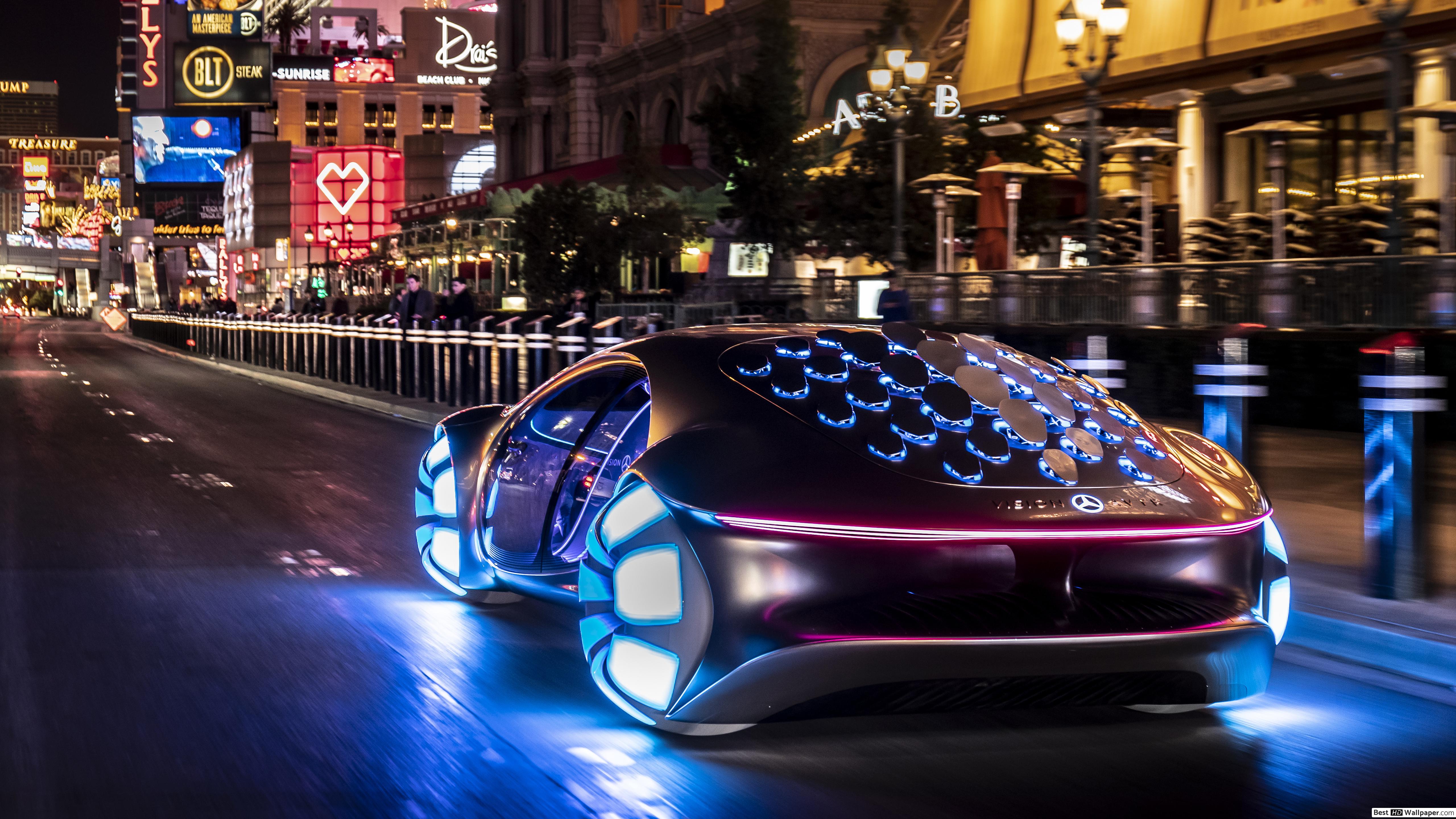 Mercedes-Benz Vision AVTR notturna, 5120x2880 4K, Desktop 4K