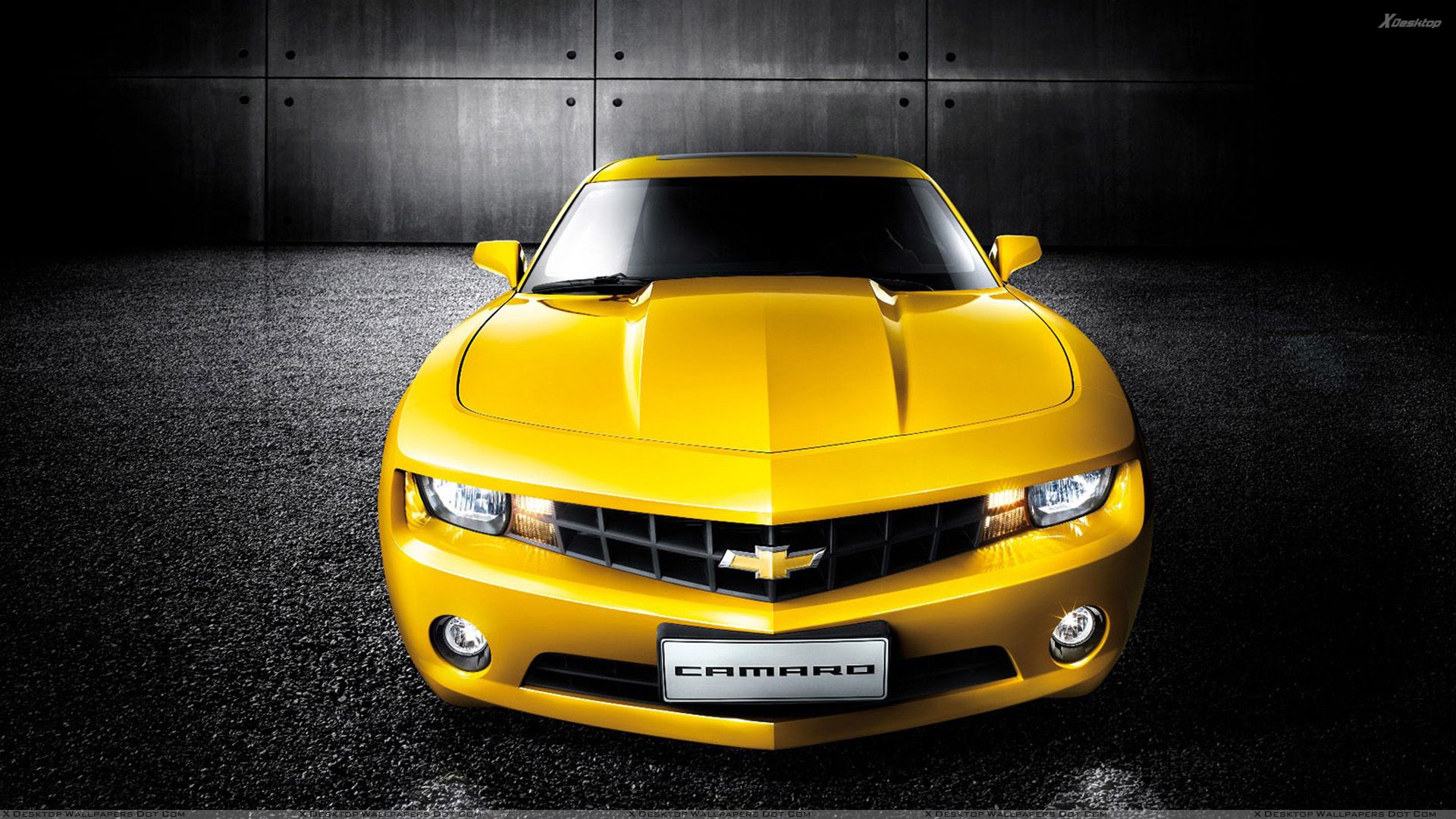 Chevrolet Camaro gialla, muscle car, 1920x1080 Full HD 1080p, Desktop