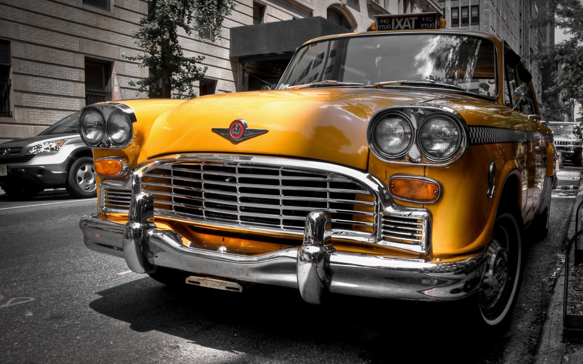 Taxi giallo classico newyorkese, 1920x1200 Full HD+, PC Desktop