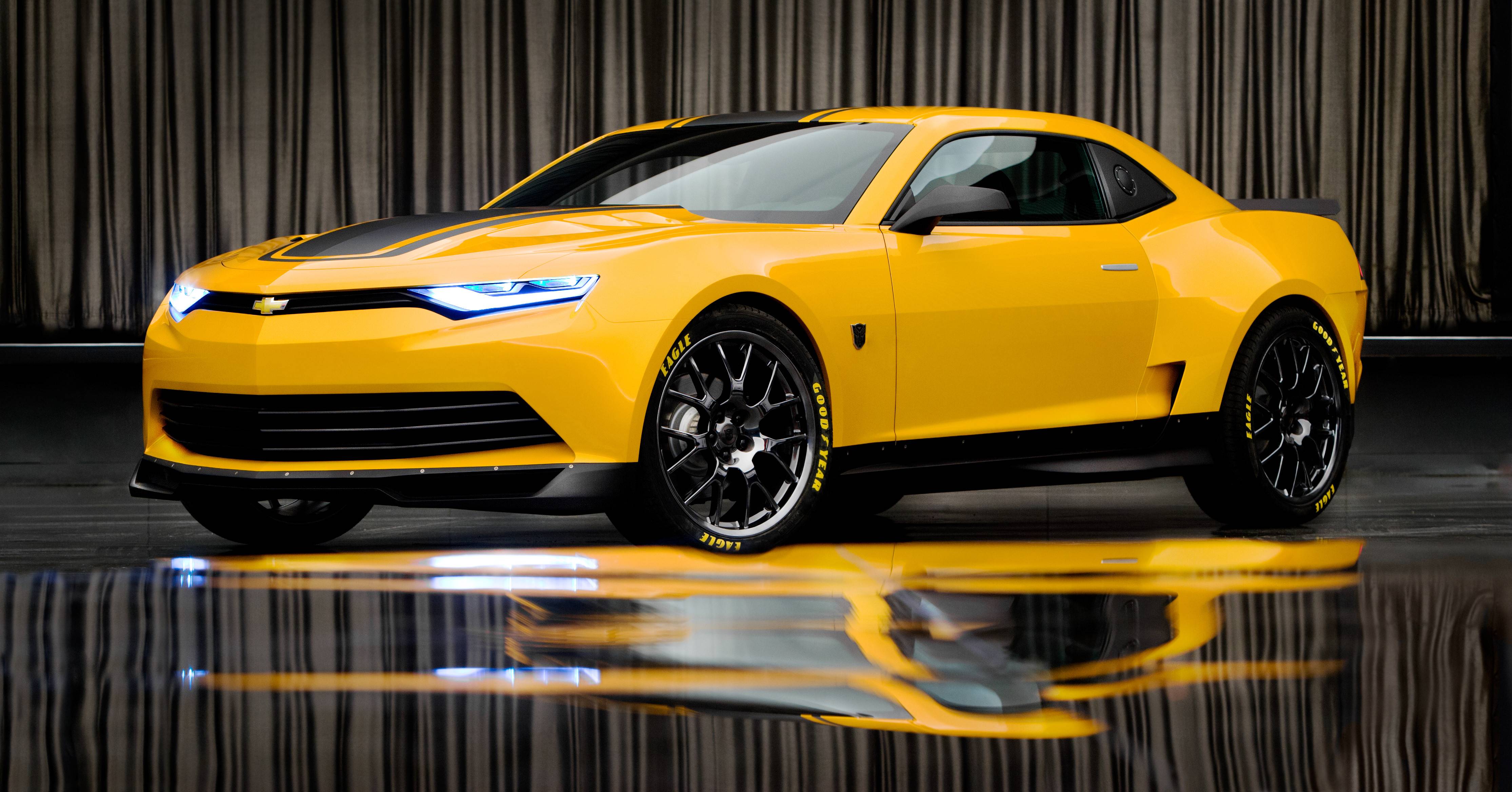 Camaro Bumblebee gialla Transformers, 4459x2336 UHD, PC 4K