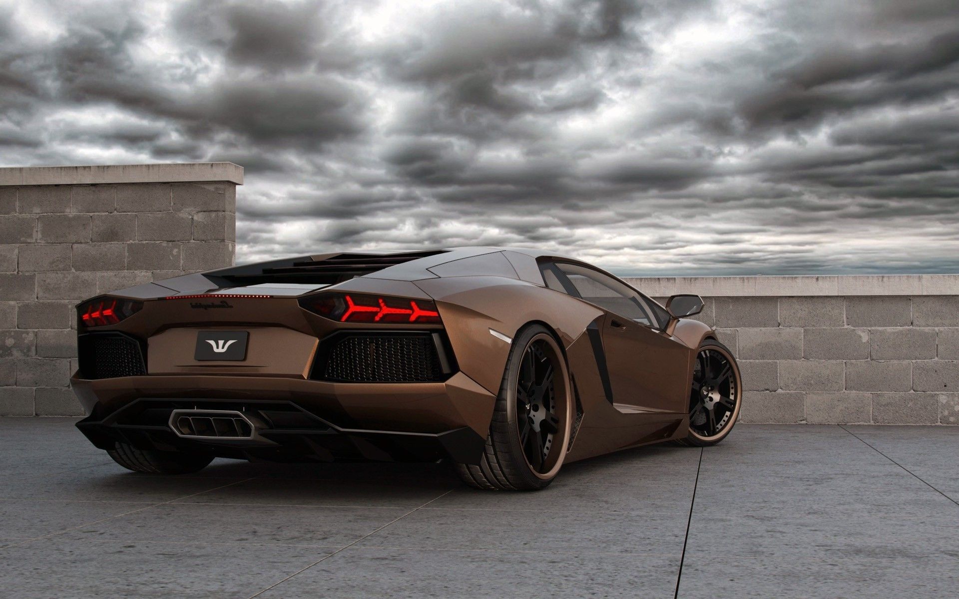 Lamborghini Aventador marrone, supercar italiana, 1920x1200 WUXGA, Desktop