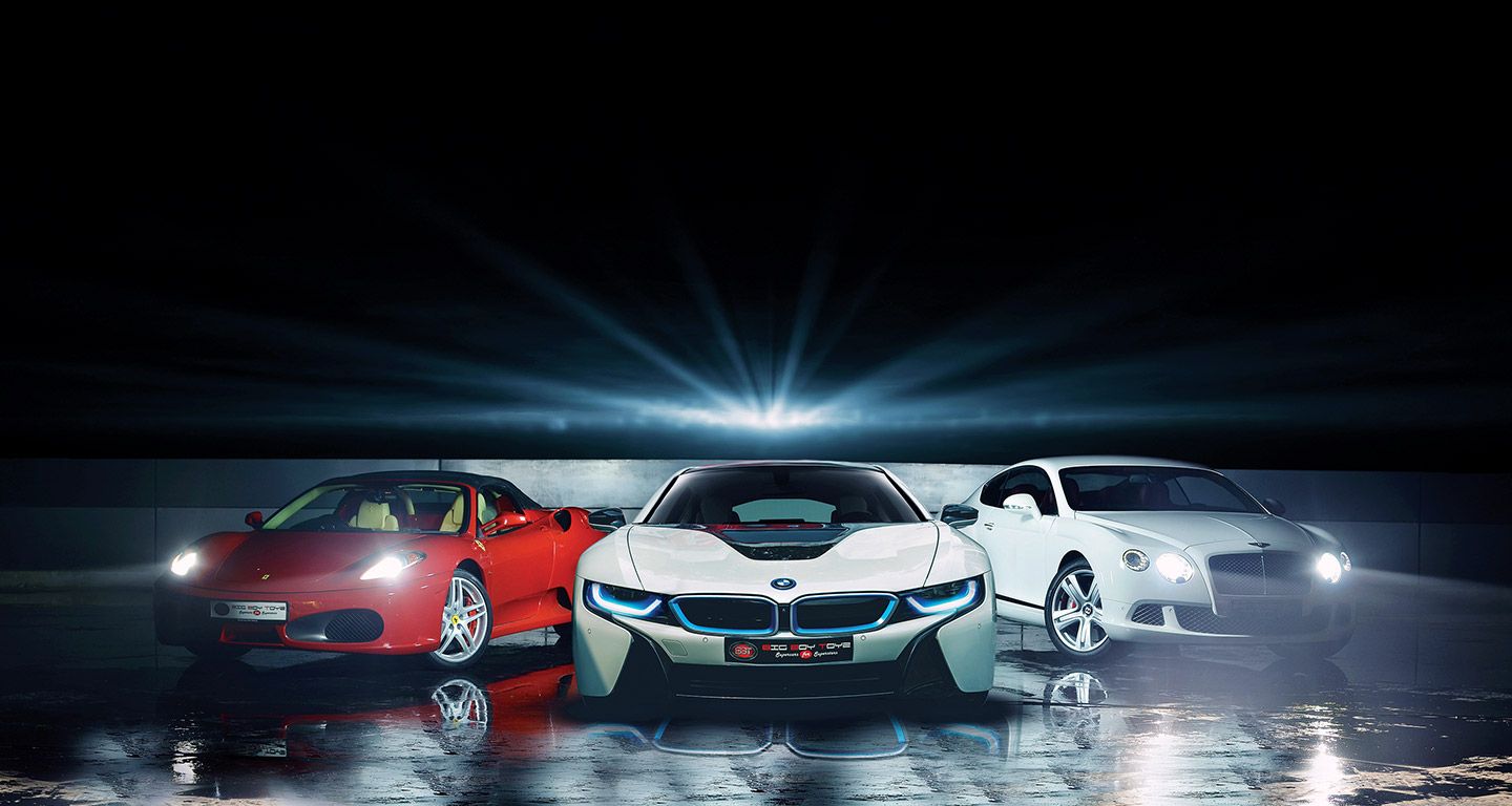 Auto sportive BMW Porsche notte, sportiva tedesca, 1440x768 HD, Desktop
