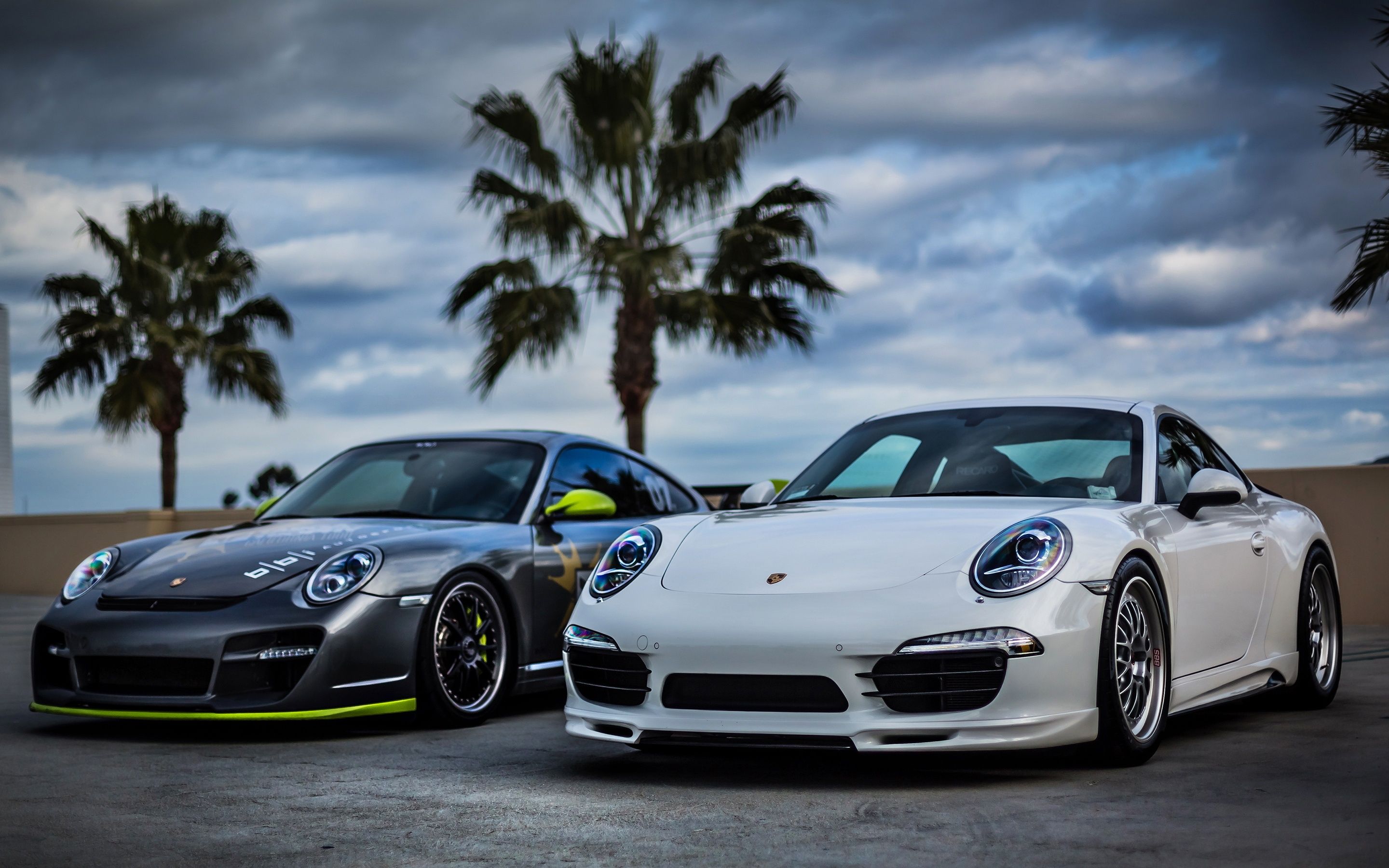Porsche 911 nere e bianche, 2880x1800 WQXGA, MacBook Pro