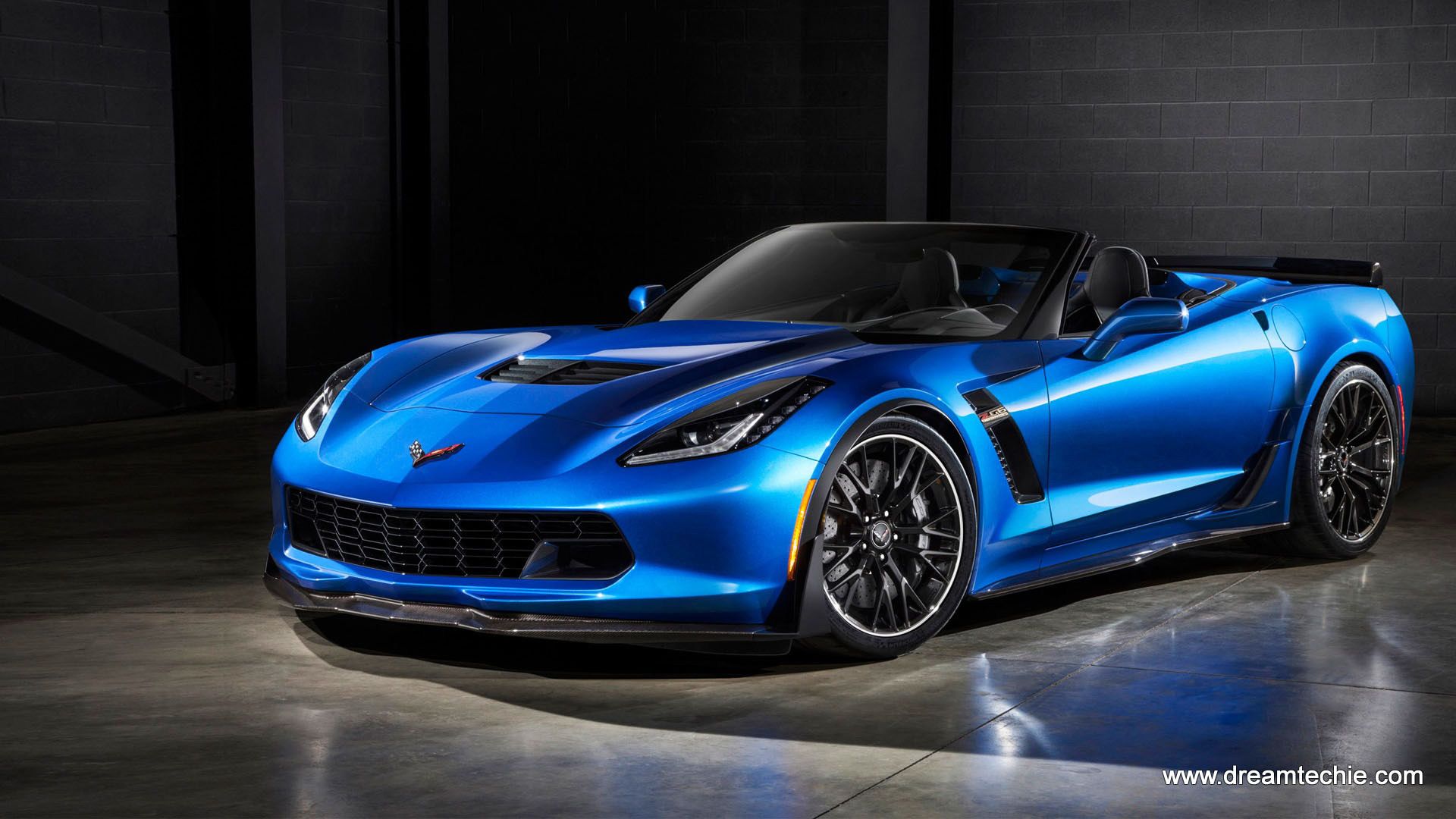Corvette blu decappottabile, 1920x1080 Full HD 1080p, Laptop