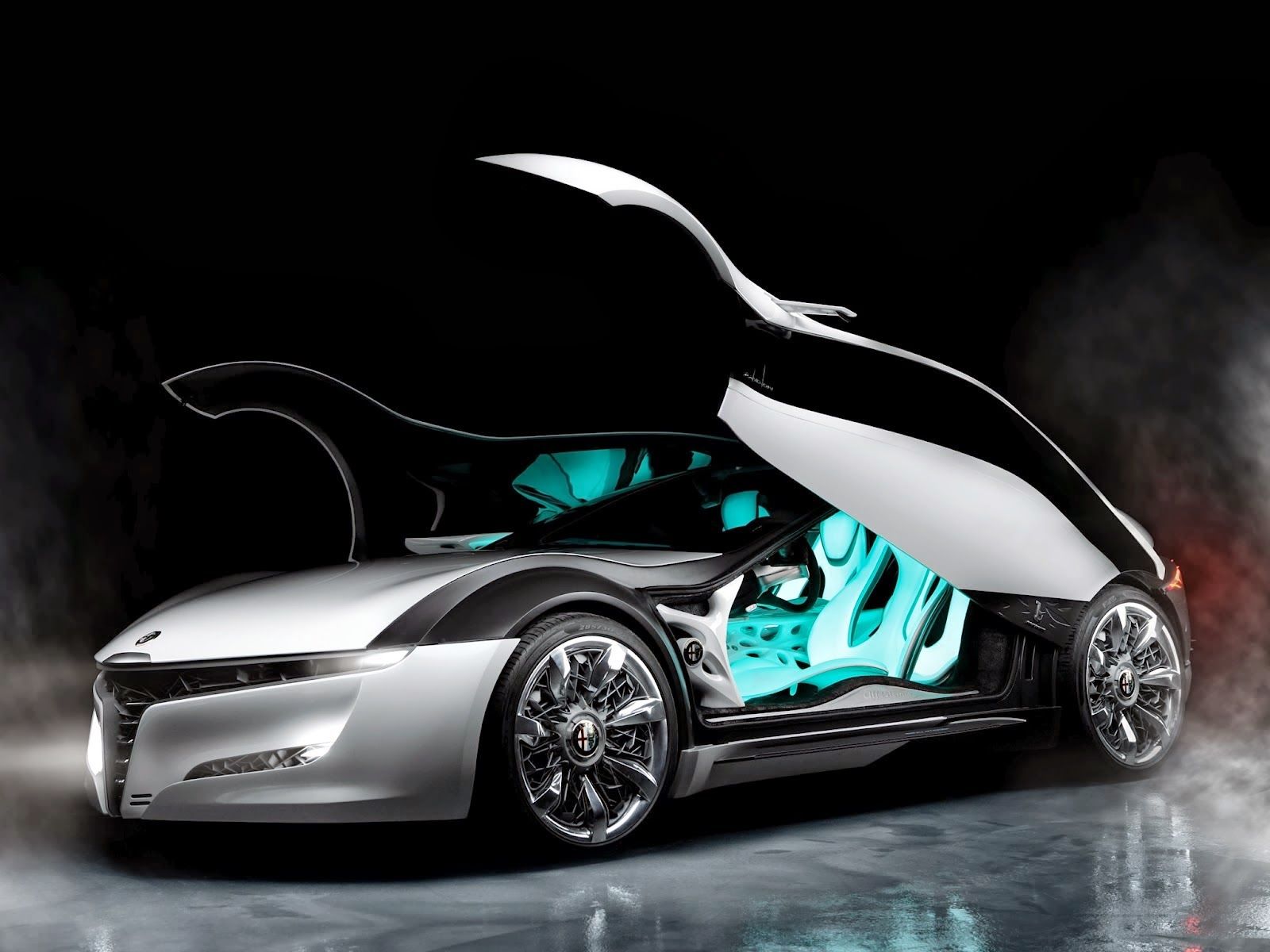 Auto concept futuristica argento, 1600x1200 900p, PC