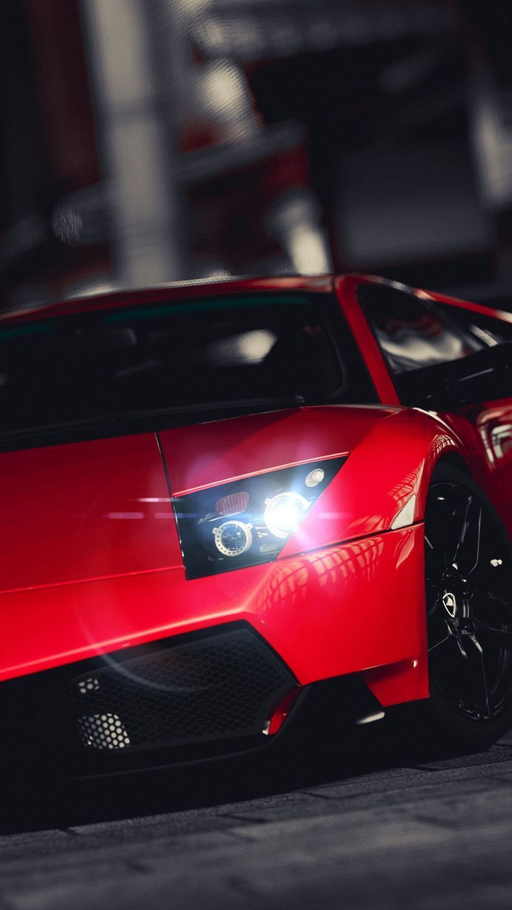 Lamborghini rossa sportiva, Sant'Agata Bolognese, 736x1308 Full HD Verticale, Smartphone