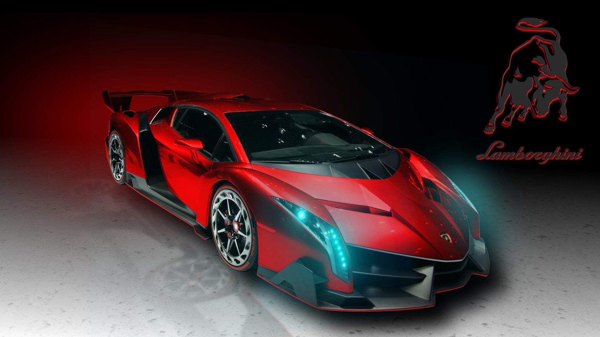 Lamborghini rossa e nera, 1920x1080 Full HD 1080p, PC Desktop