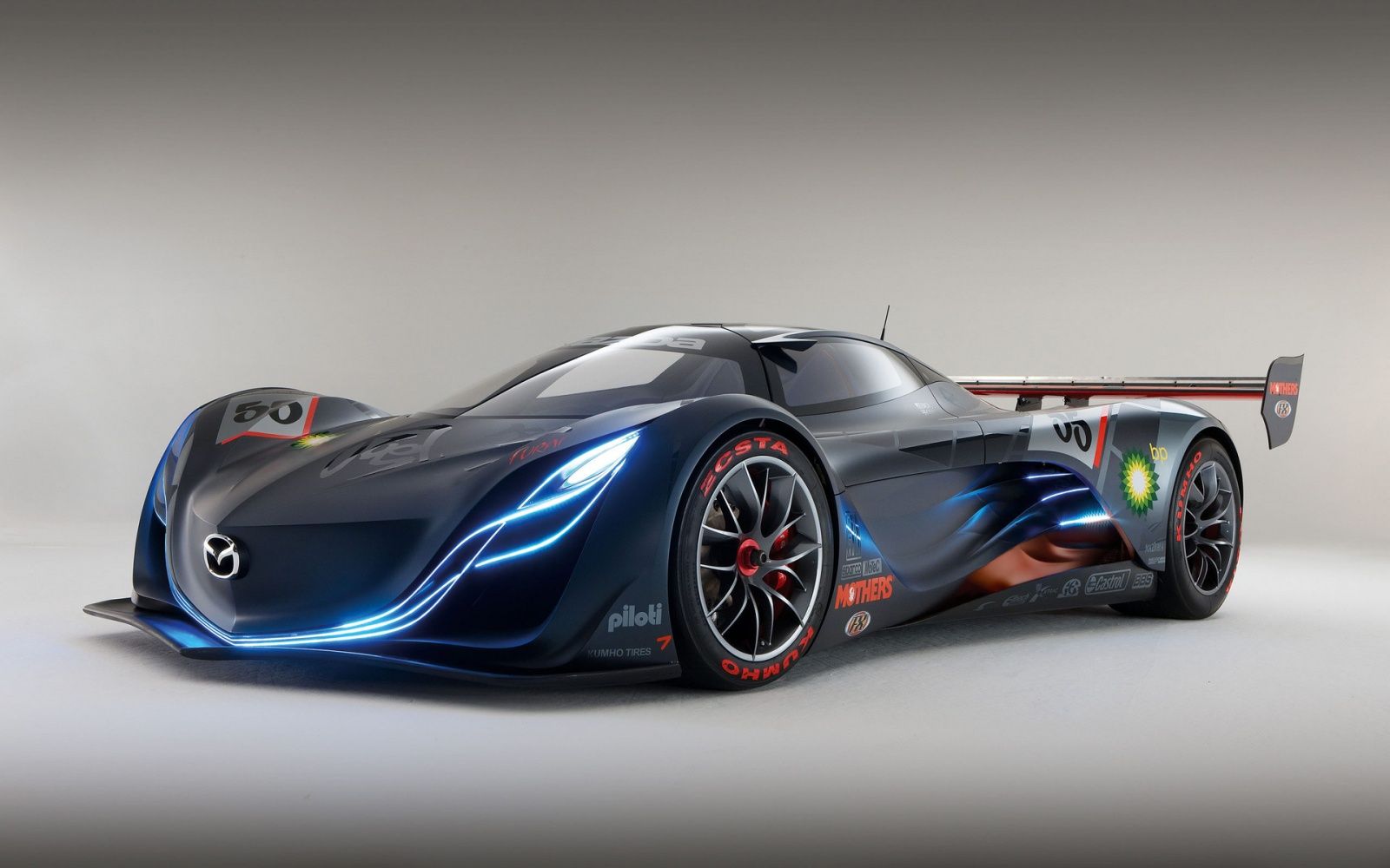 Auto sportiva Mazda concept nera, 1600x1000 900p, PC