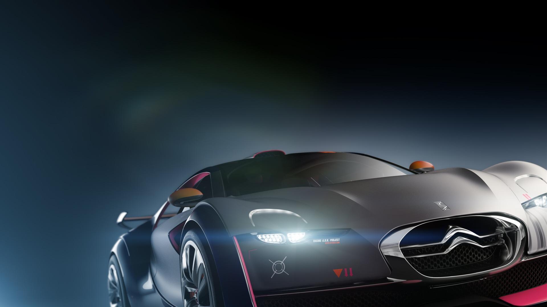 Auto sportiva concept nera, 1920x1080 Full HD, PC