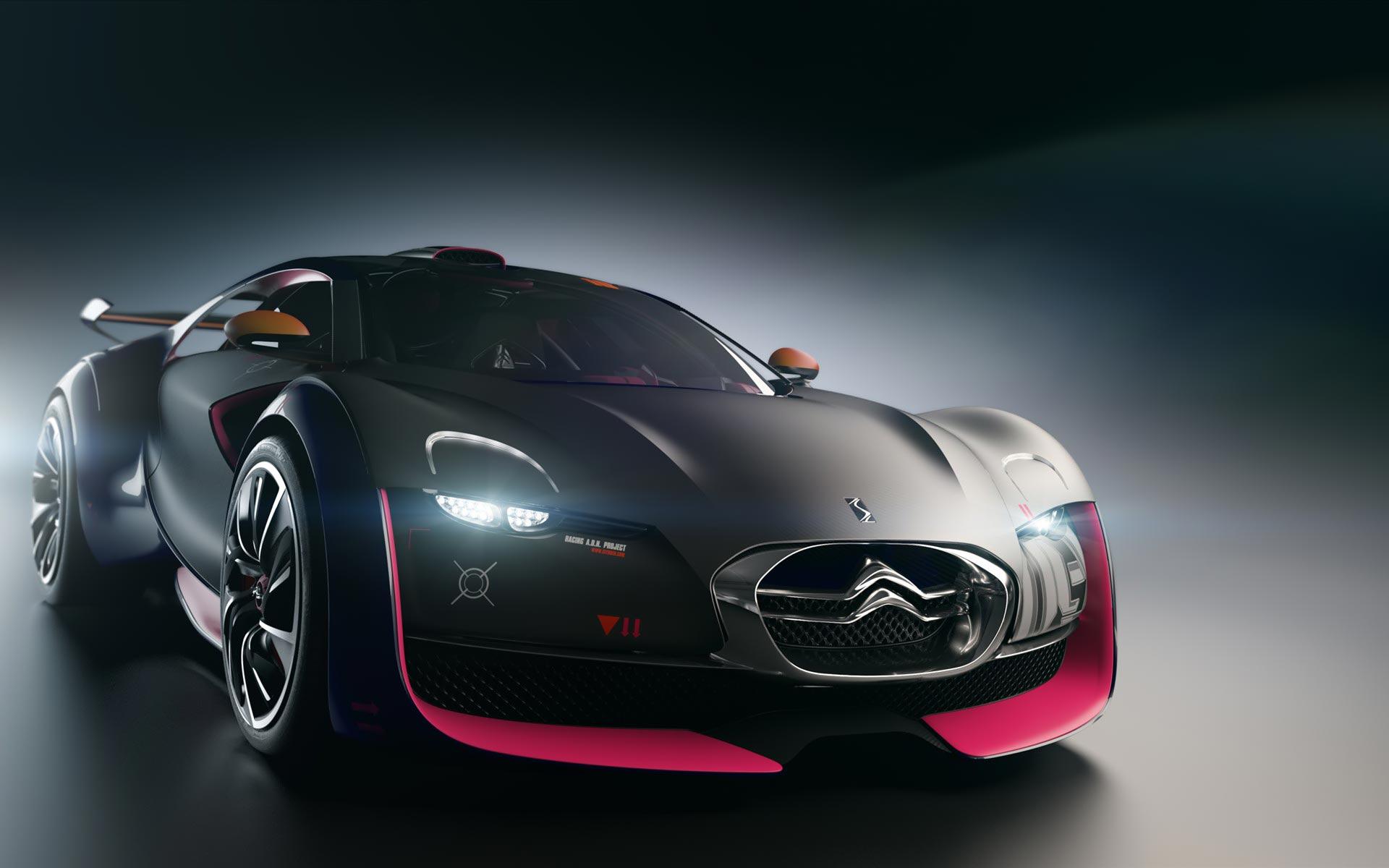 Auto sportiva Citroën nera rosa, 1920x1200 Full HD+ WUXGA, Laptop