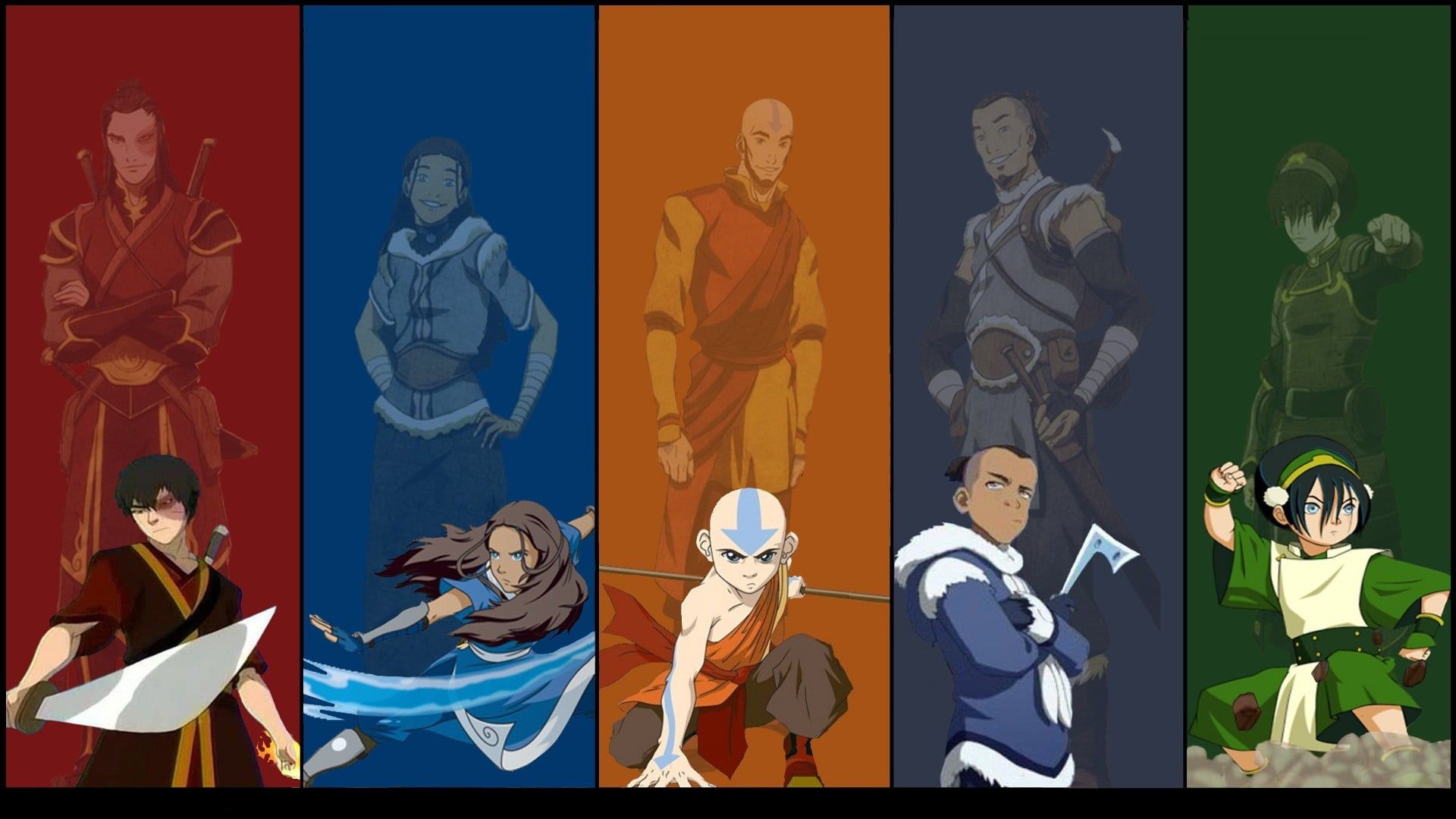 Quattro dominatori elementali Avatar, 1920x1200 Full HD+ WUXGA, PC