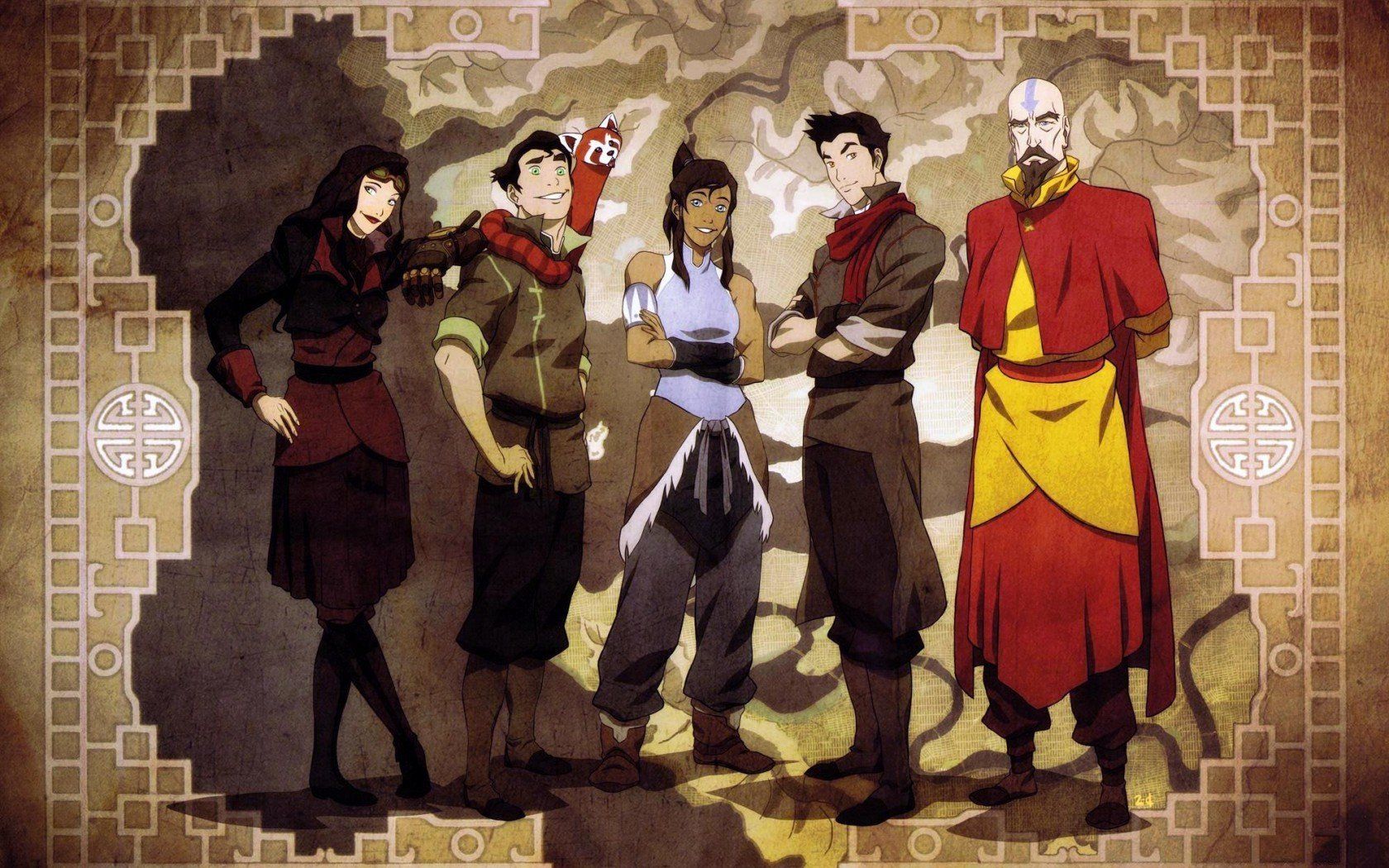 Personaggi Legend of Korra gruppo, 1680x1050 HD Ready, Desktop