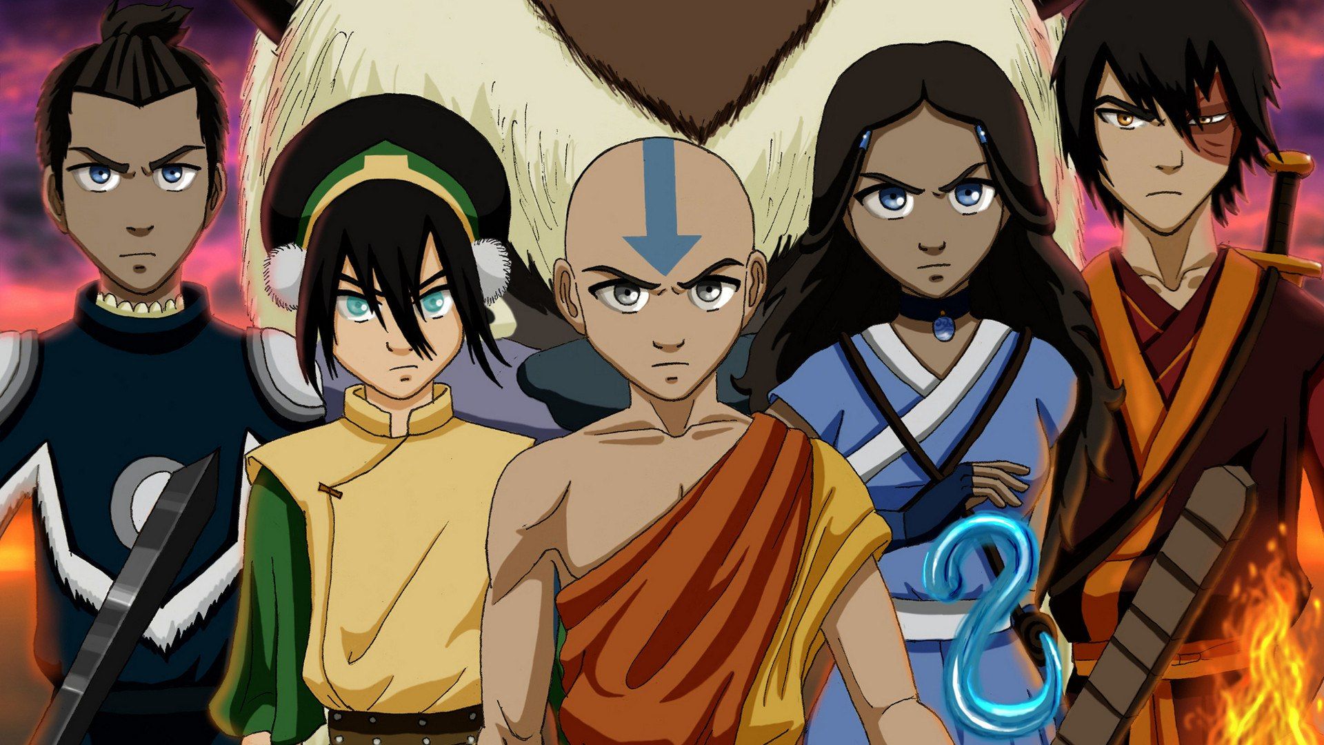 Aang stato Avatar quattro elementi, 1920x1080 1080p, Desktop