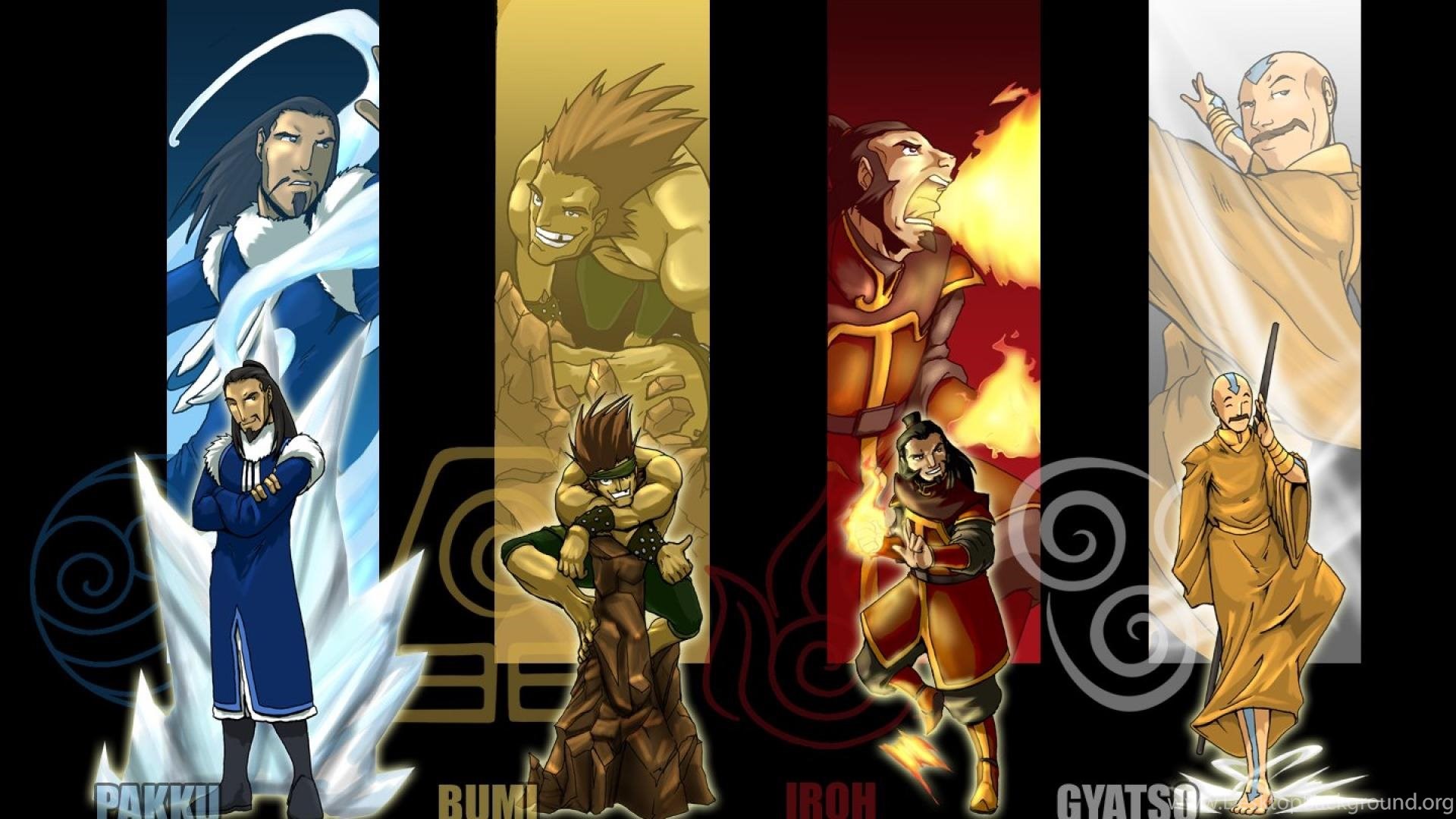 Avatar Ultimo Dominatore collage personaggi, 3840x2160 UHD, PC 4K