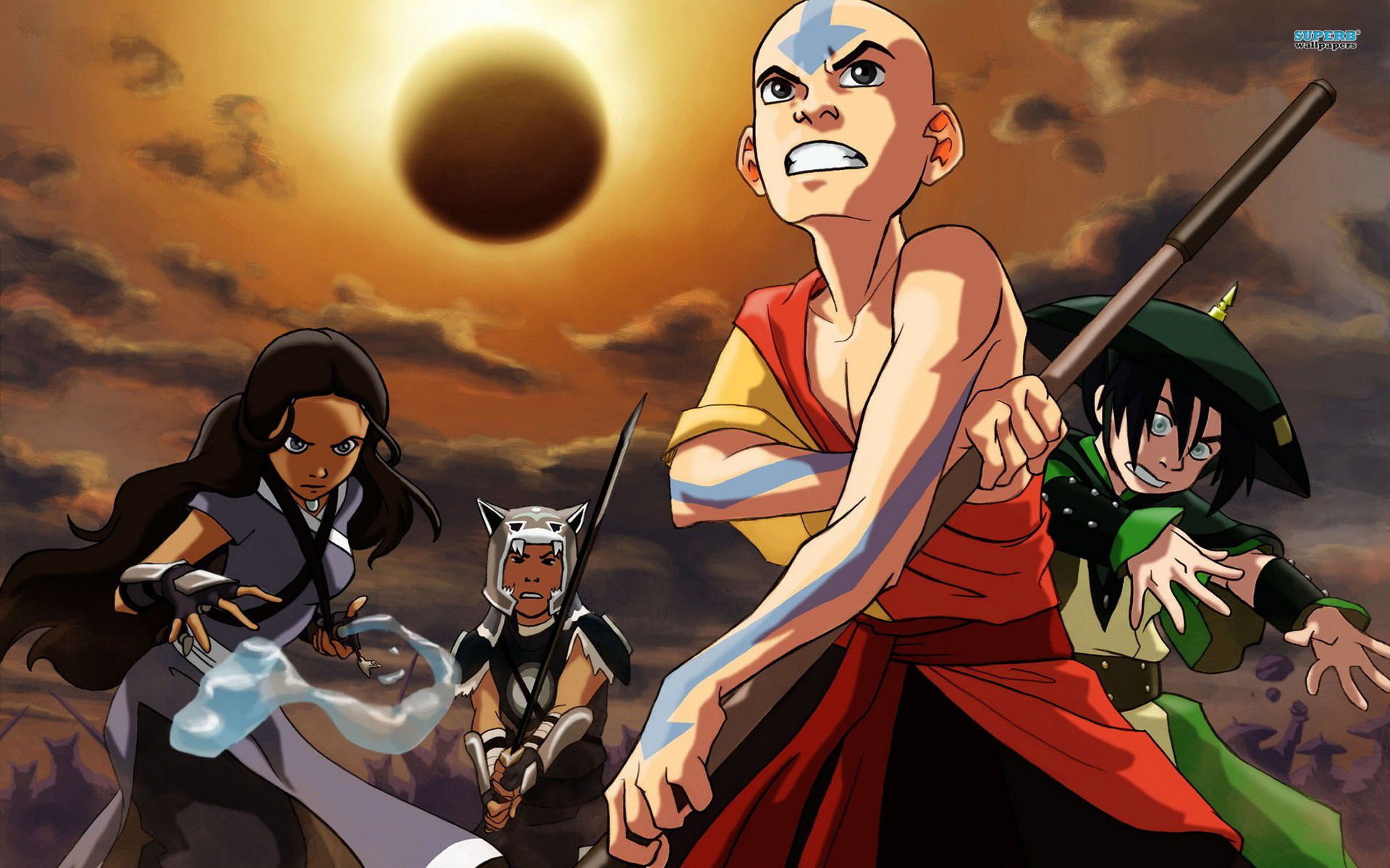 Aang e Korra, Avatar, 1920x1080 1080p, Laptop