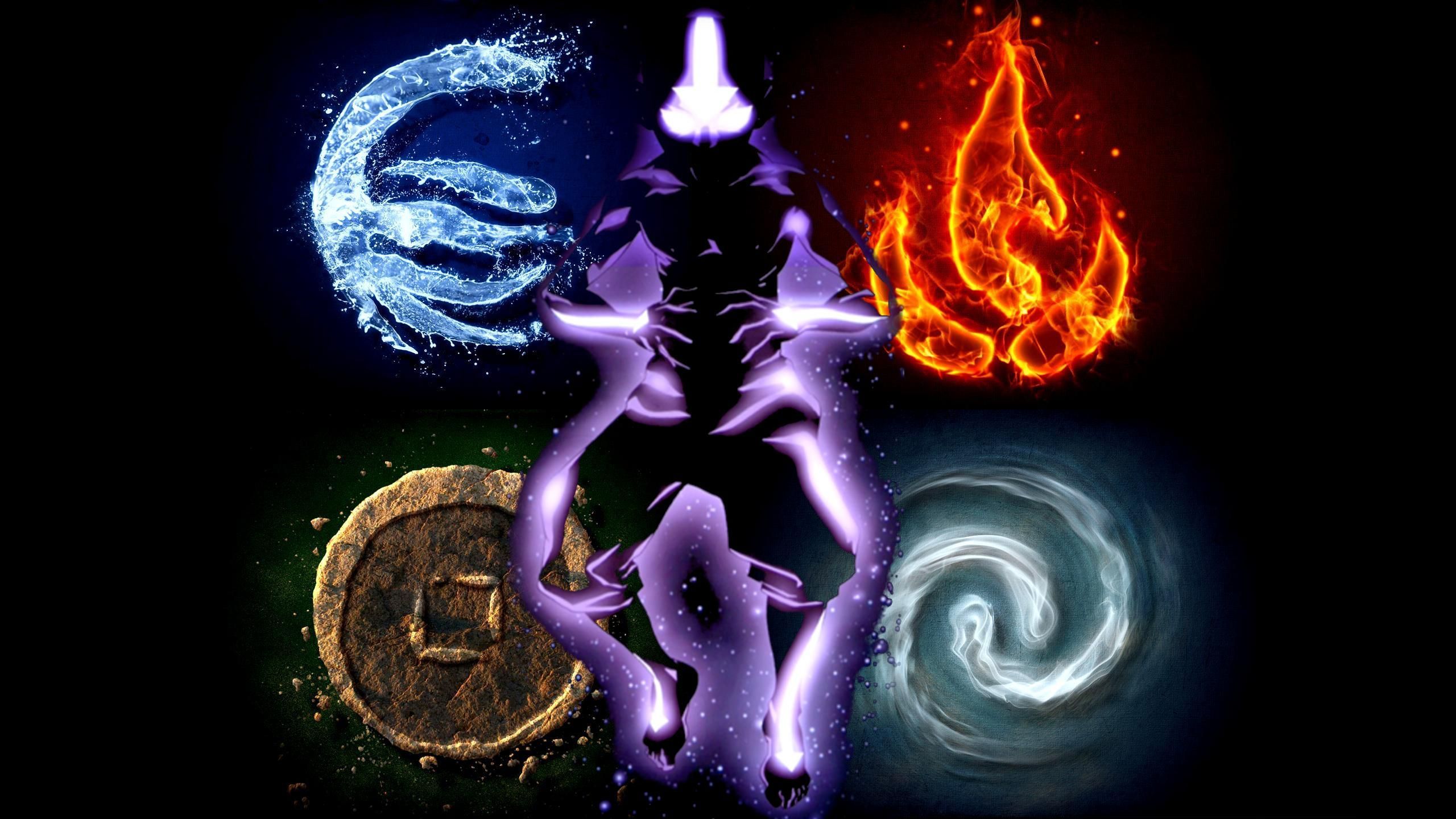 Personaggi Avatar quattro elementi, 1920x1080 Full HD, Desktop