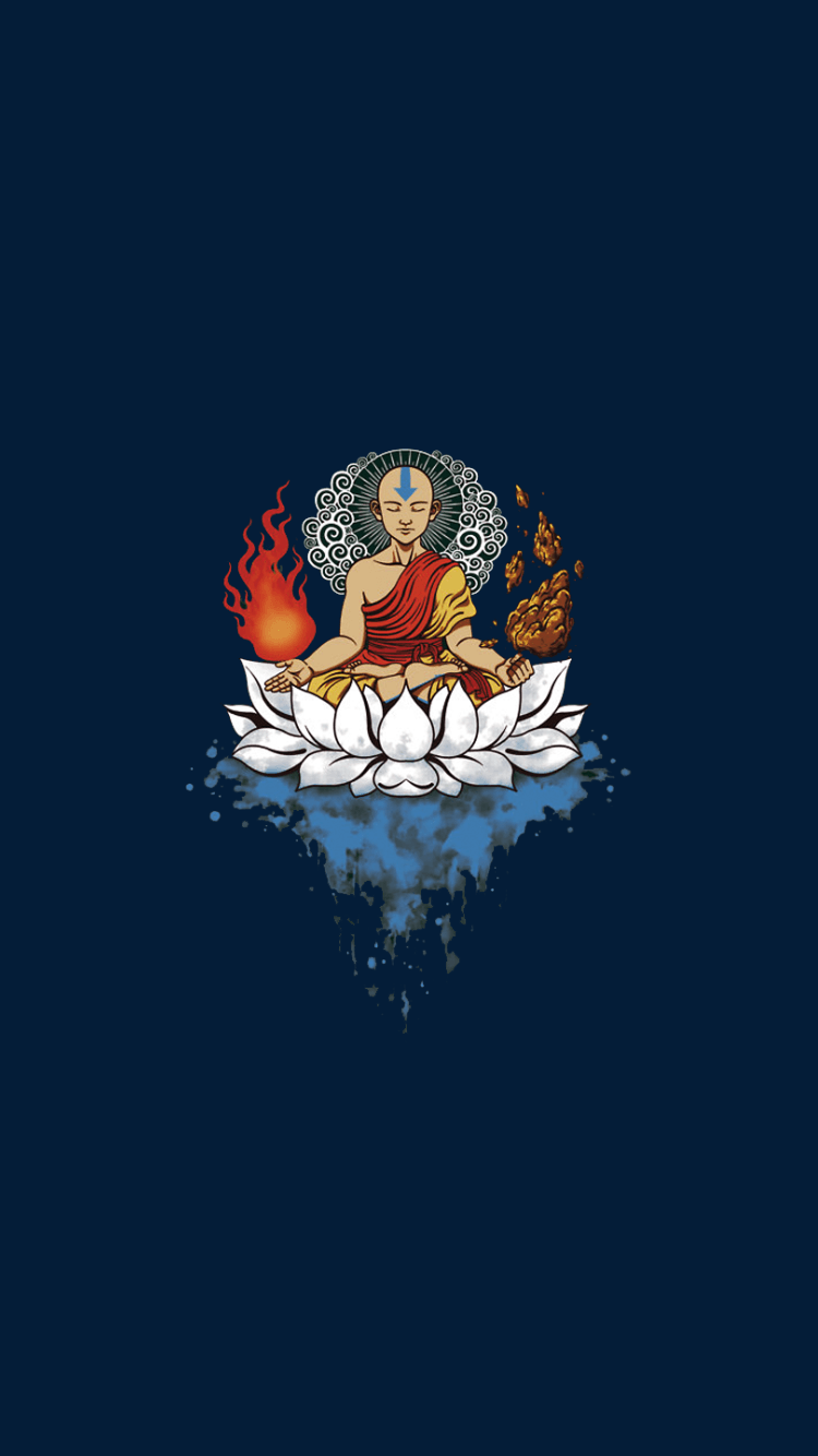 Aang Avatar loto fiamme, 750x1334 Full HD Verticale, Smartphone