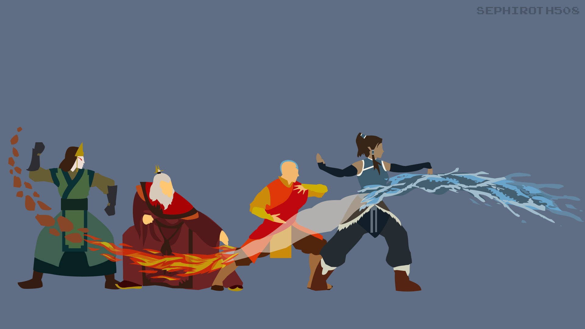 Avatar personaggi minimalisti elementi, 1920x1080 Full HD 1080p, PC