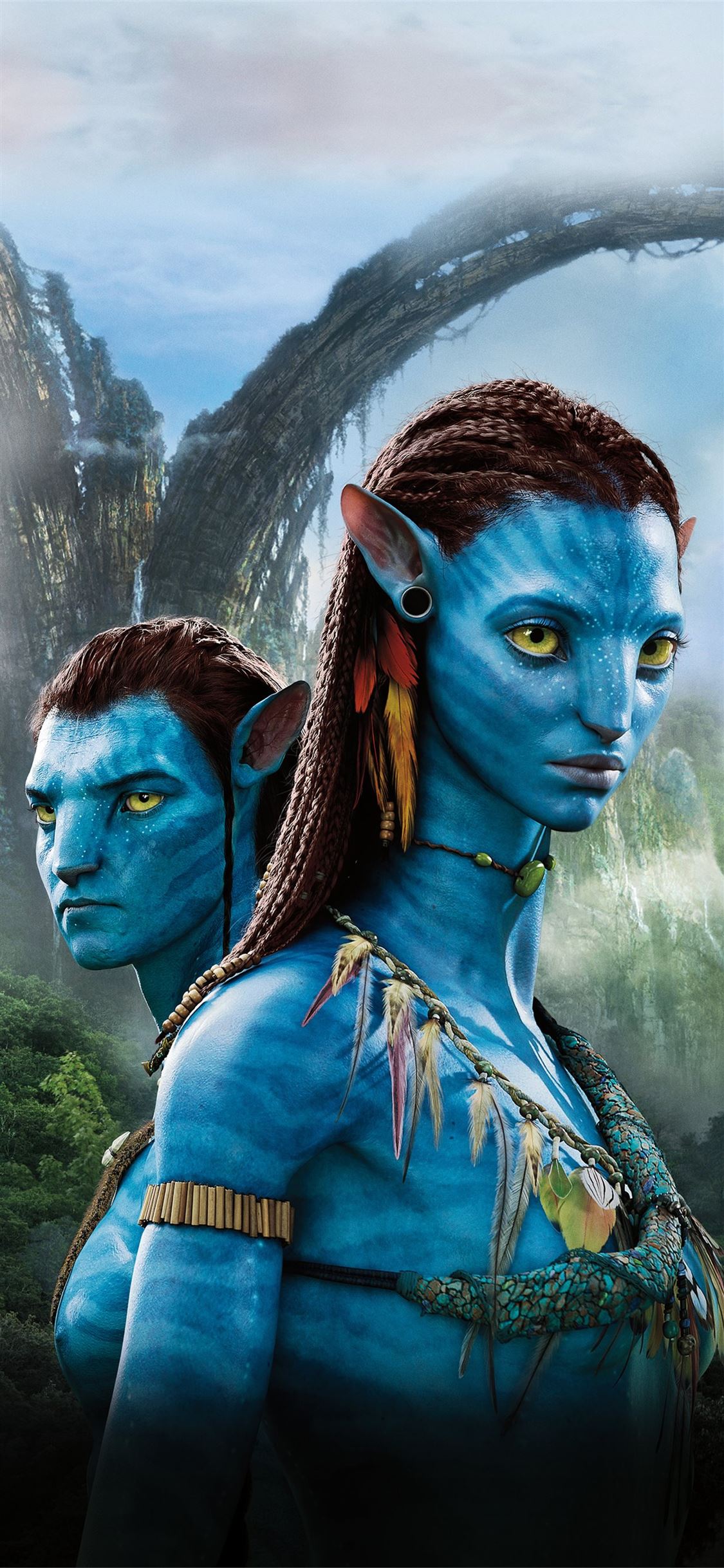 Avatar personaggi Na'vi blu, 1125x2436 Full HD Verticale, iPhone