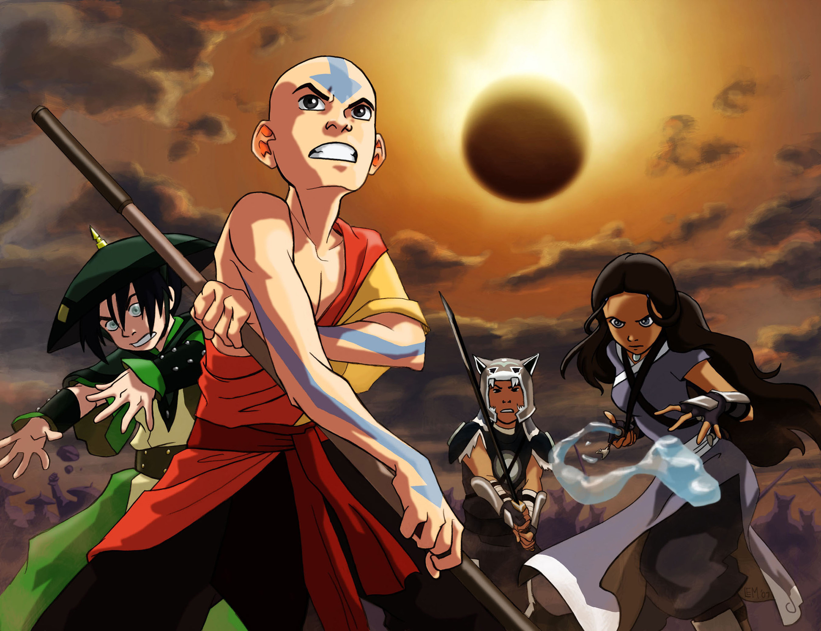 Avatar The Last Airbender personaggi, 2665x2050 WQXGA, Desktop