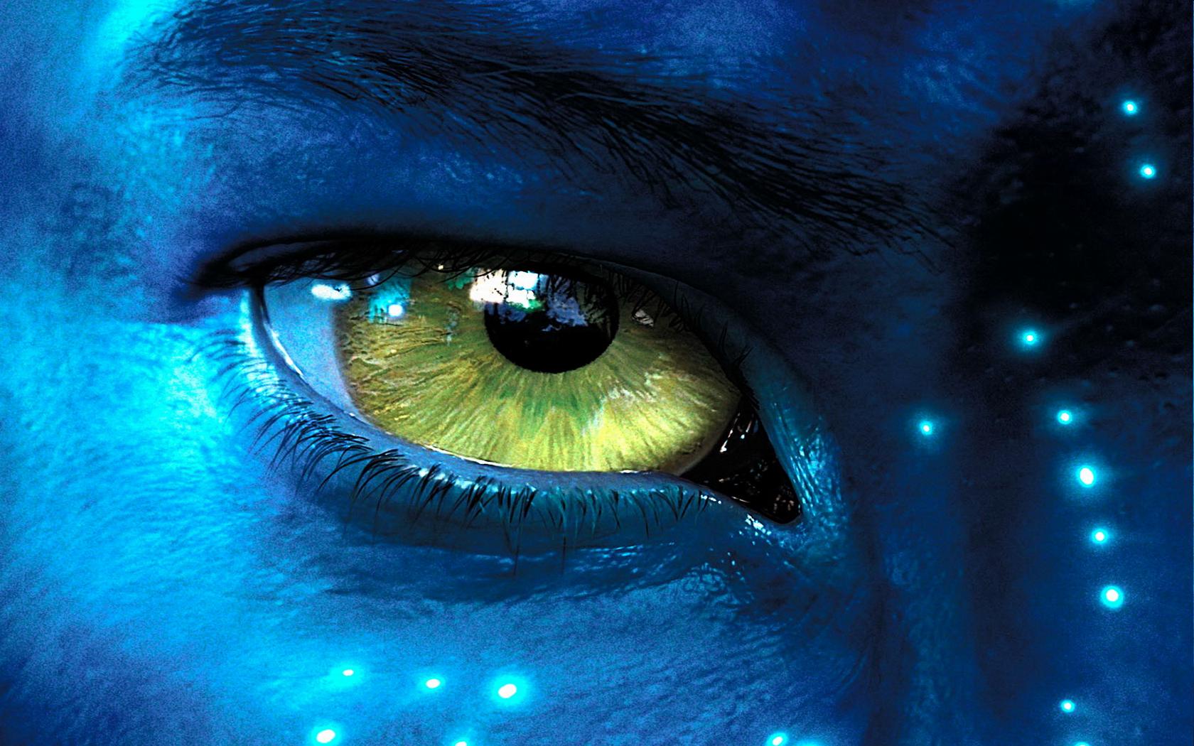 Occhio Na'vi Avatar blu, 1680x1050 HD Ready, Notebook Gaming