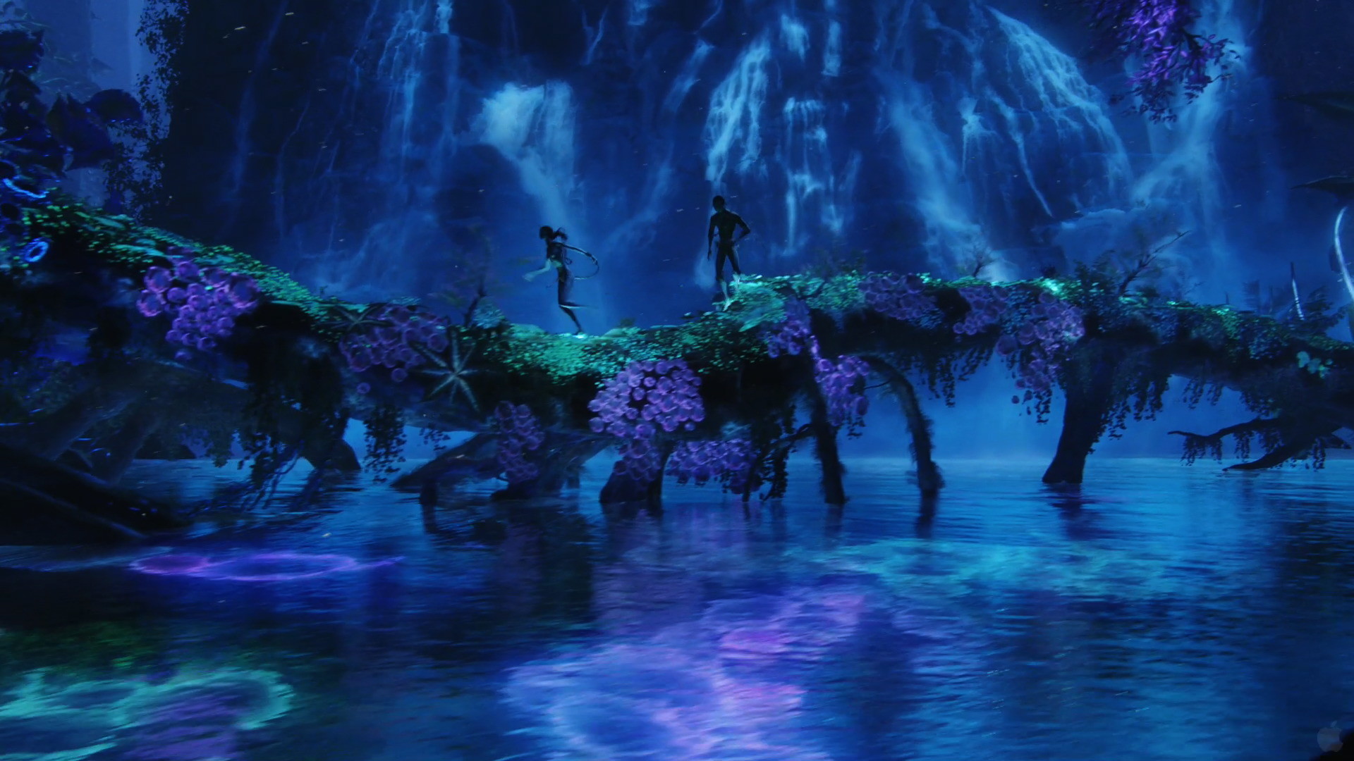 Avatar Pandora foresta bioluminescente notte, 1920x1080 Full HD 1080p, Desktop