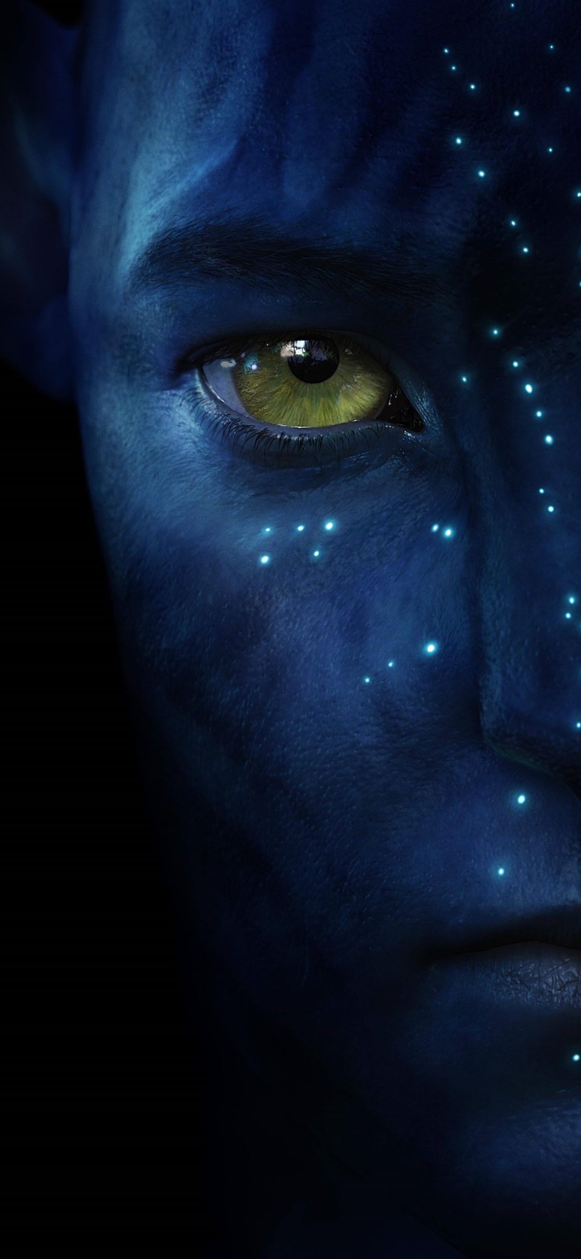 Na'vi Avatar volto blu, 1183x2560 Full HD Verticale, Smartphone