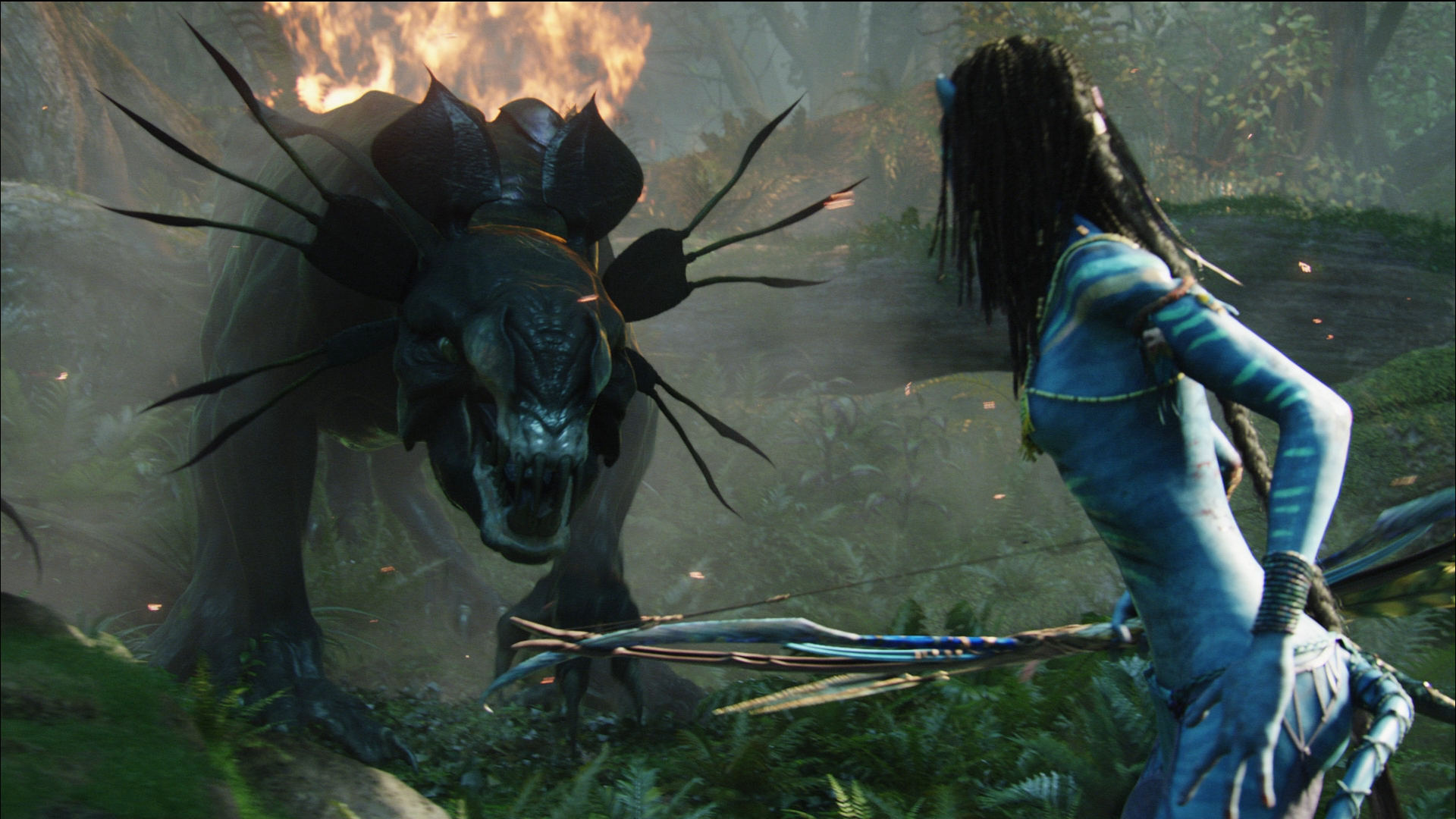 Na'vi contro creatura Avatar, 1920x1080 Full HD, Desktop