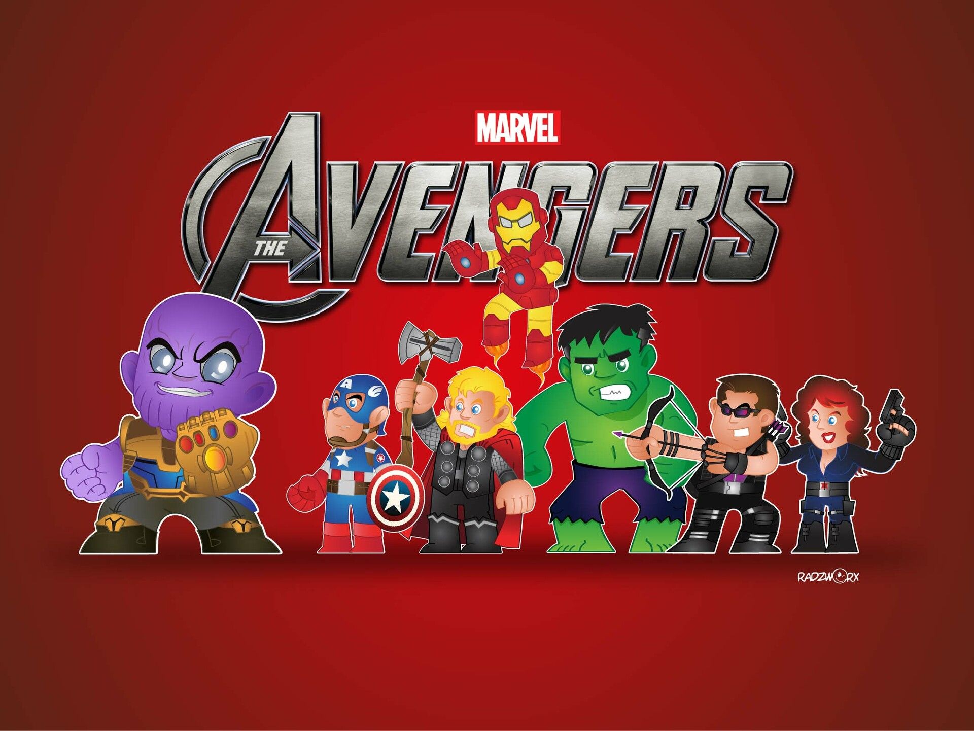 Avengers animati Marvel personaggi, 1920x1441 Full HD+, PC