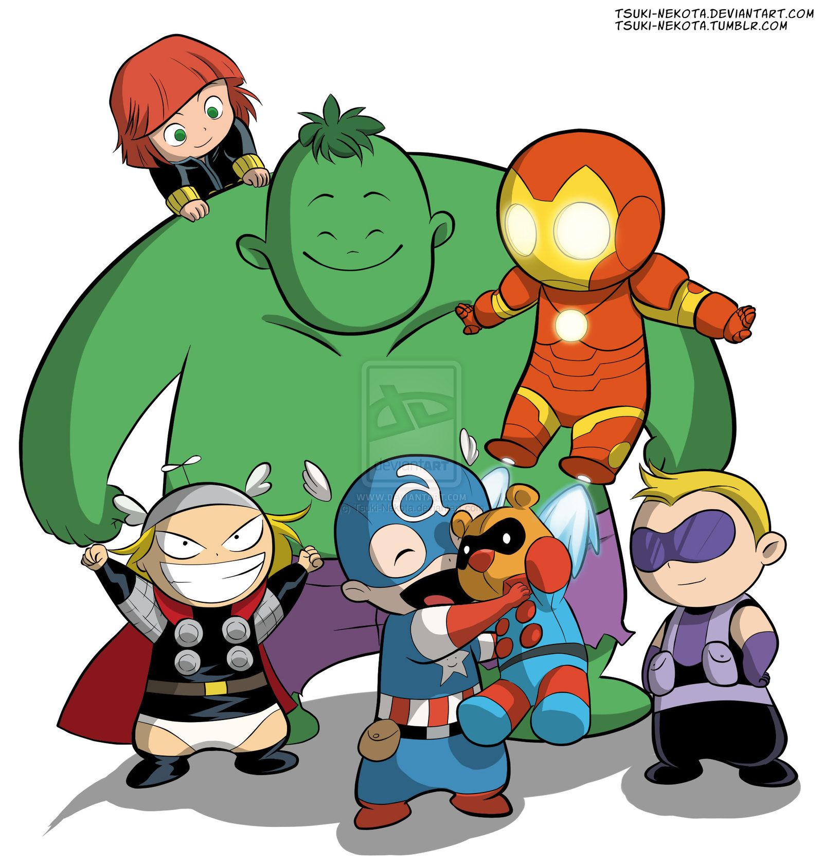 Avengers bambini cartoon animati, 1600x1678 Verticale, OnePlus