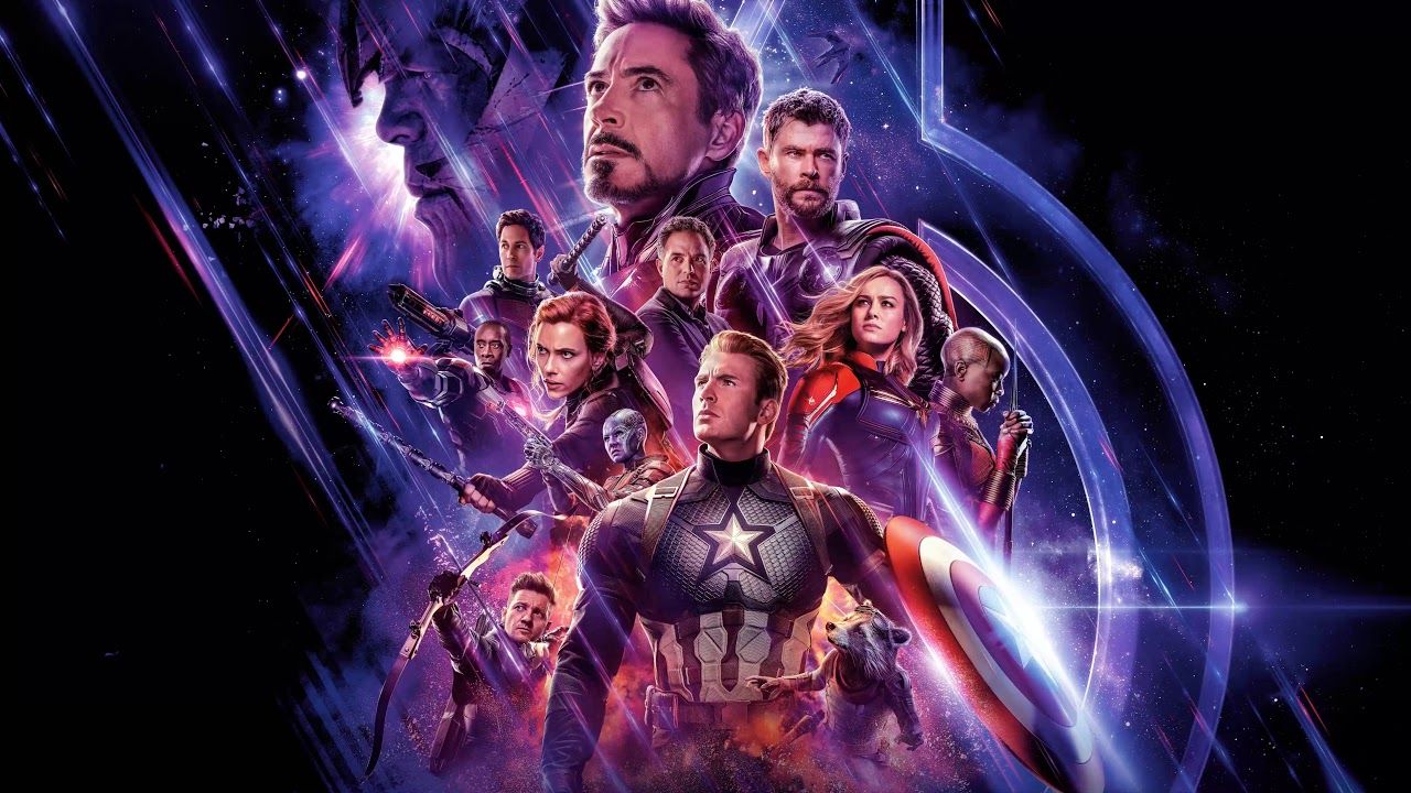 Poster Avengers Endgame personaggi, 1280x720 HD, Desktop
