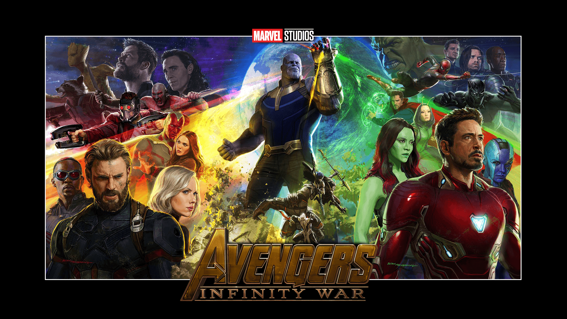 Avengers Infinity War personaggi Marvel, 1920x1080 Full HD 1080p, Laptop