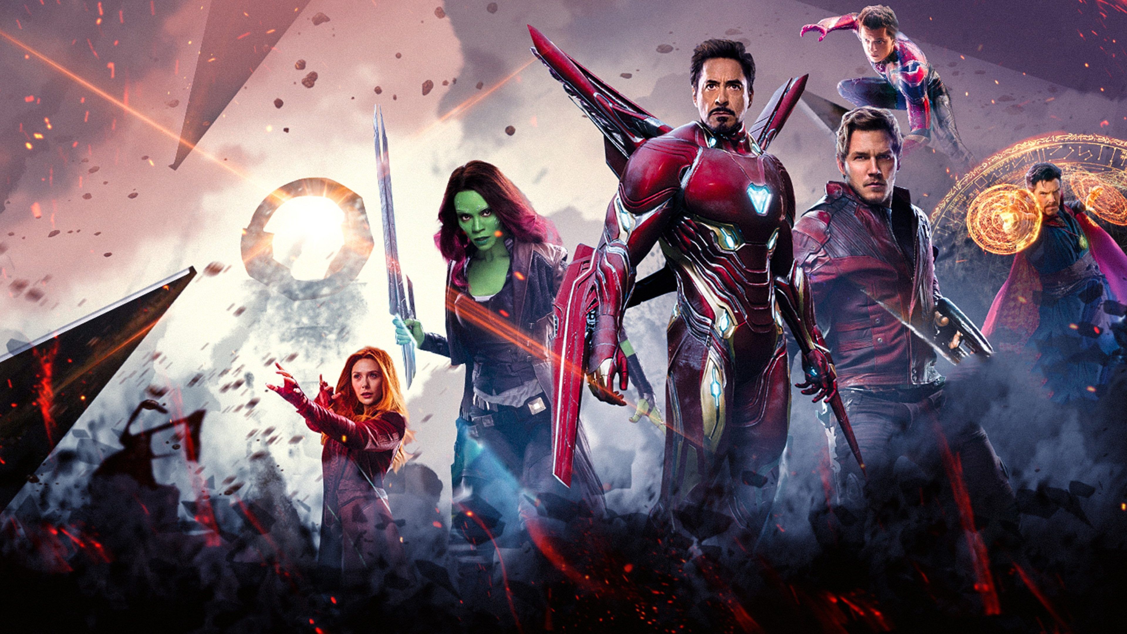 Avengers Infinity War personaggi Marvel, MCU, 3840x2160 UHD, PC 4K