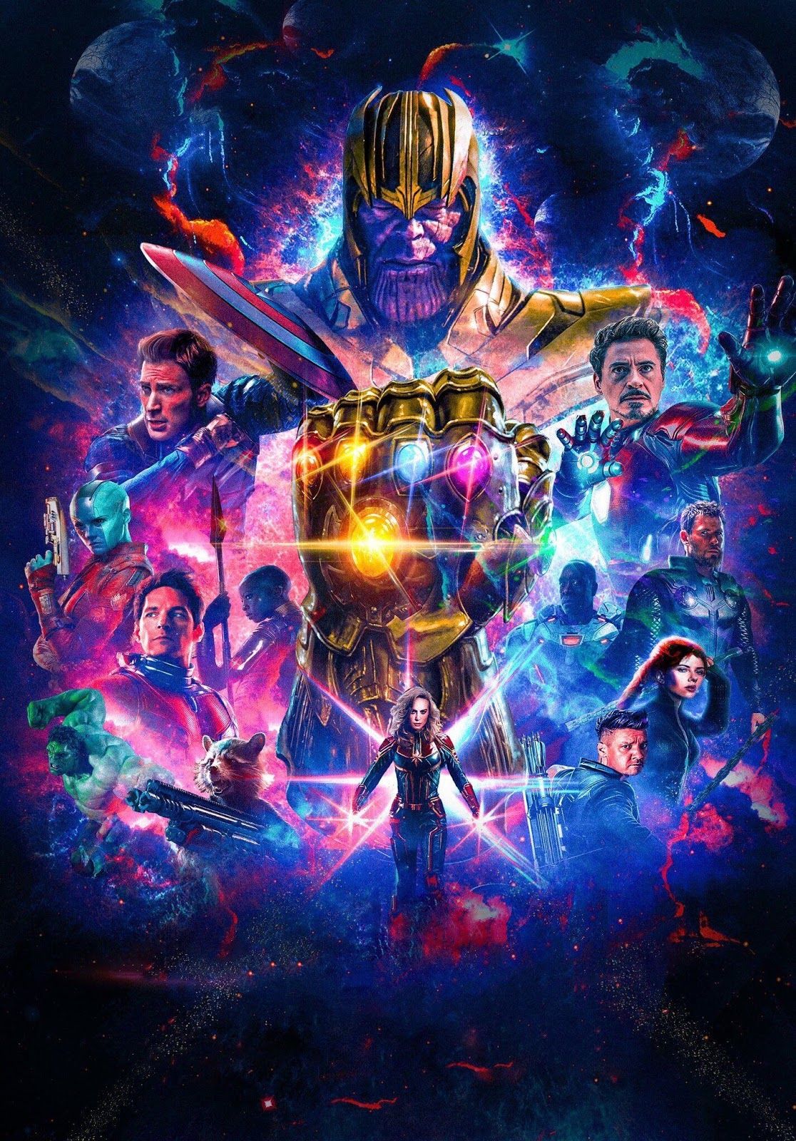 Thanos e Avengers poster, 1116x1600 Verticale, Mobile