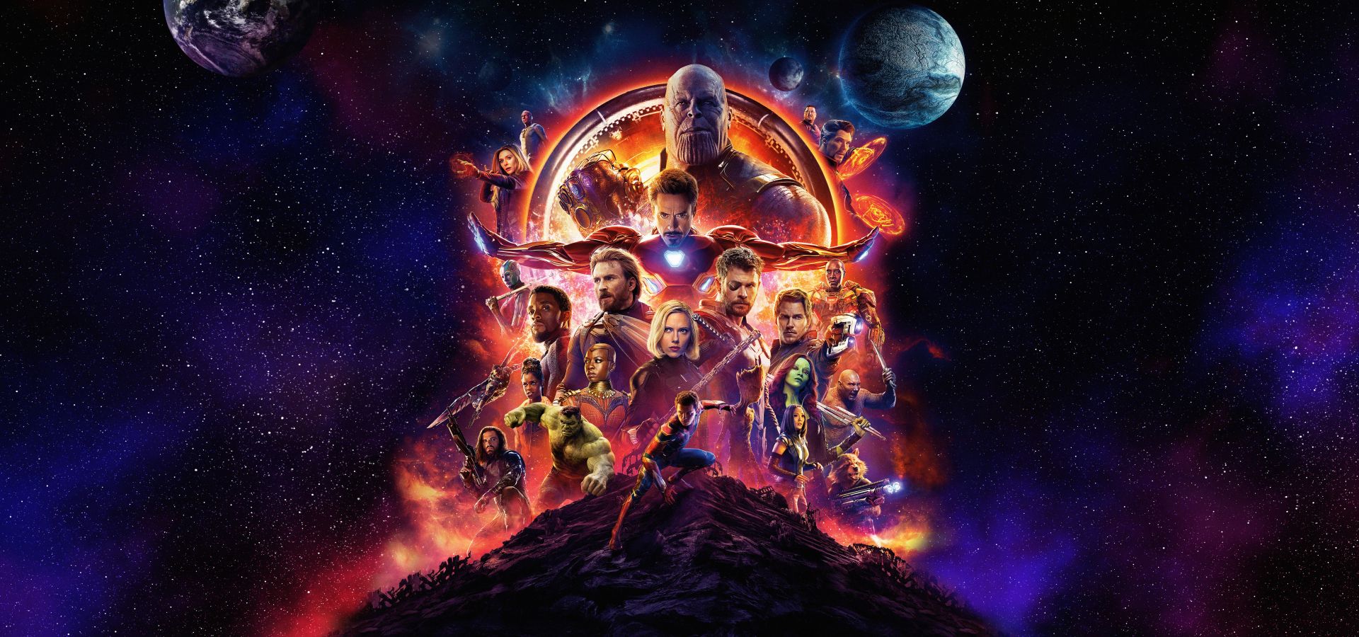 Avengers Infinity War poster, supereroi, 1920x900 Full HD 1080p, Laptop