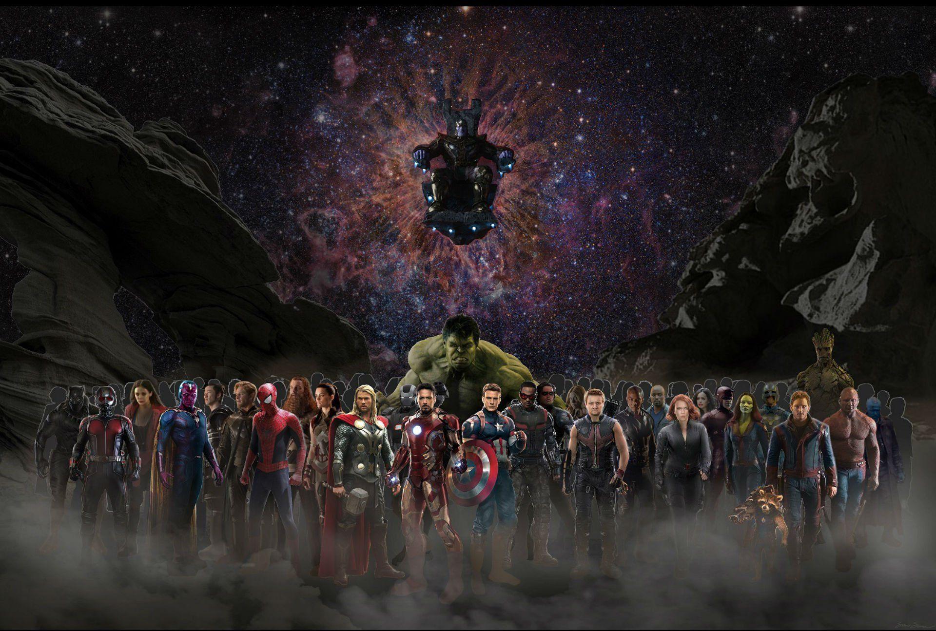 Avengers gruppo eroi Infinity War, 1920x1295 Full HD+, iMac