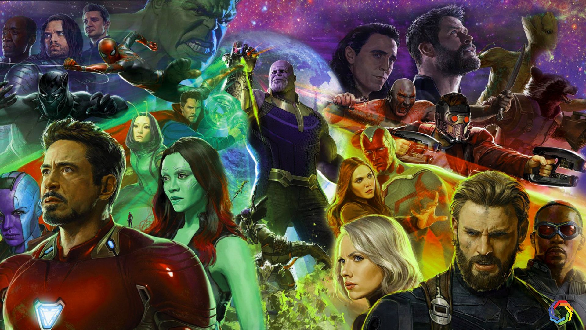 Avengers Infinity War personaggi, 1920x1080 Full HD 1080p, PC Desktop