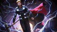 Thor con martello e fulmini, 3840x2160 UHD, Monitor Gaming