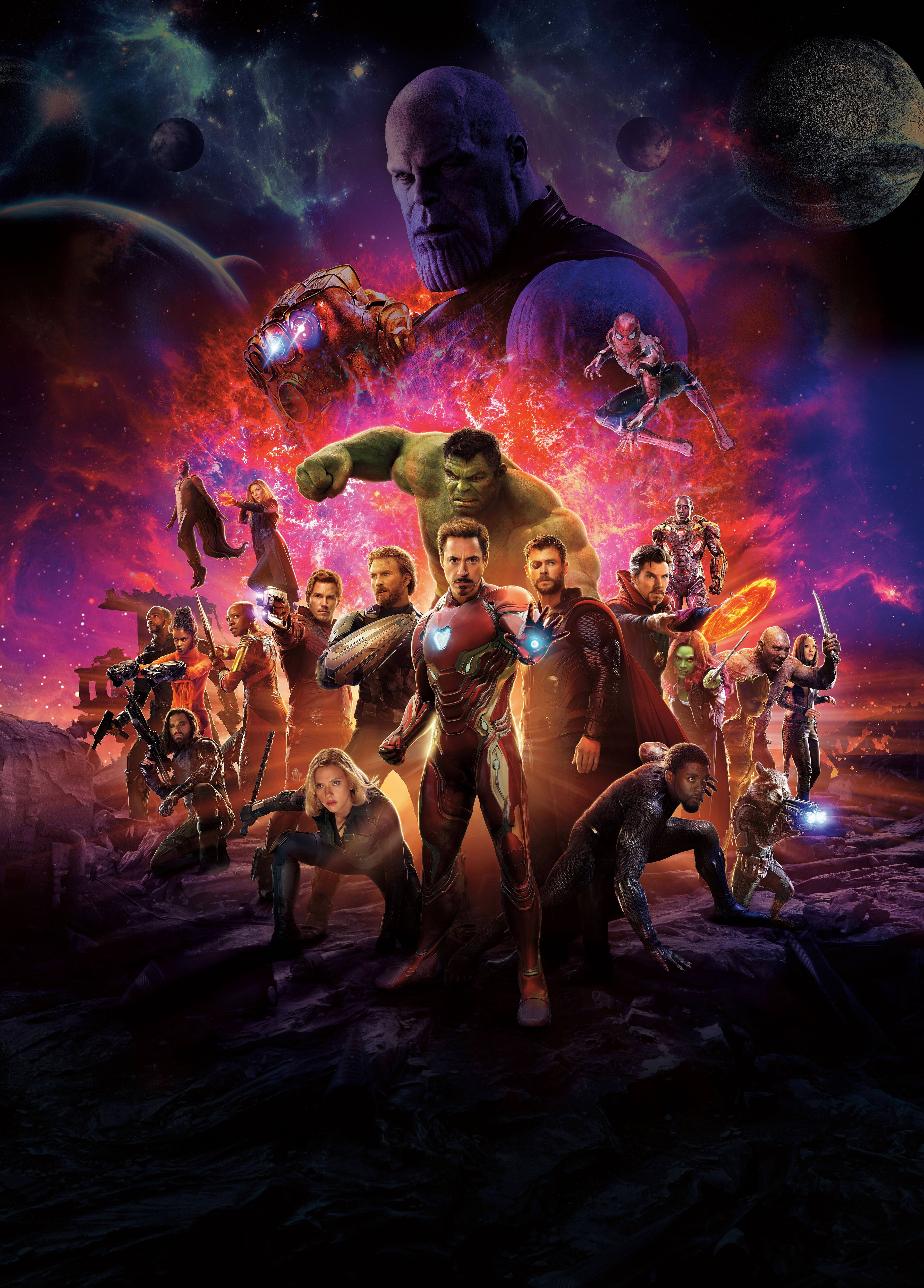 Avengers Infinity War poster, 3587x5000 Full HD Verticale, iPhone