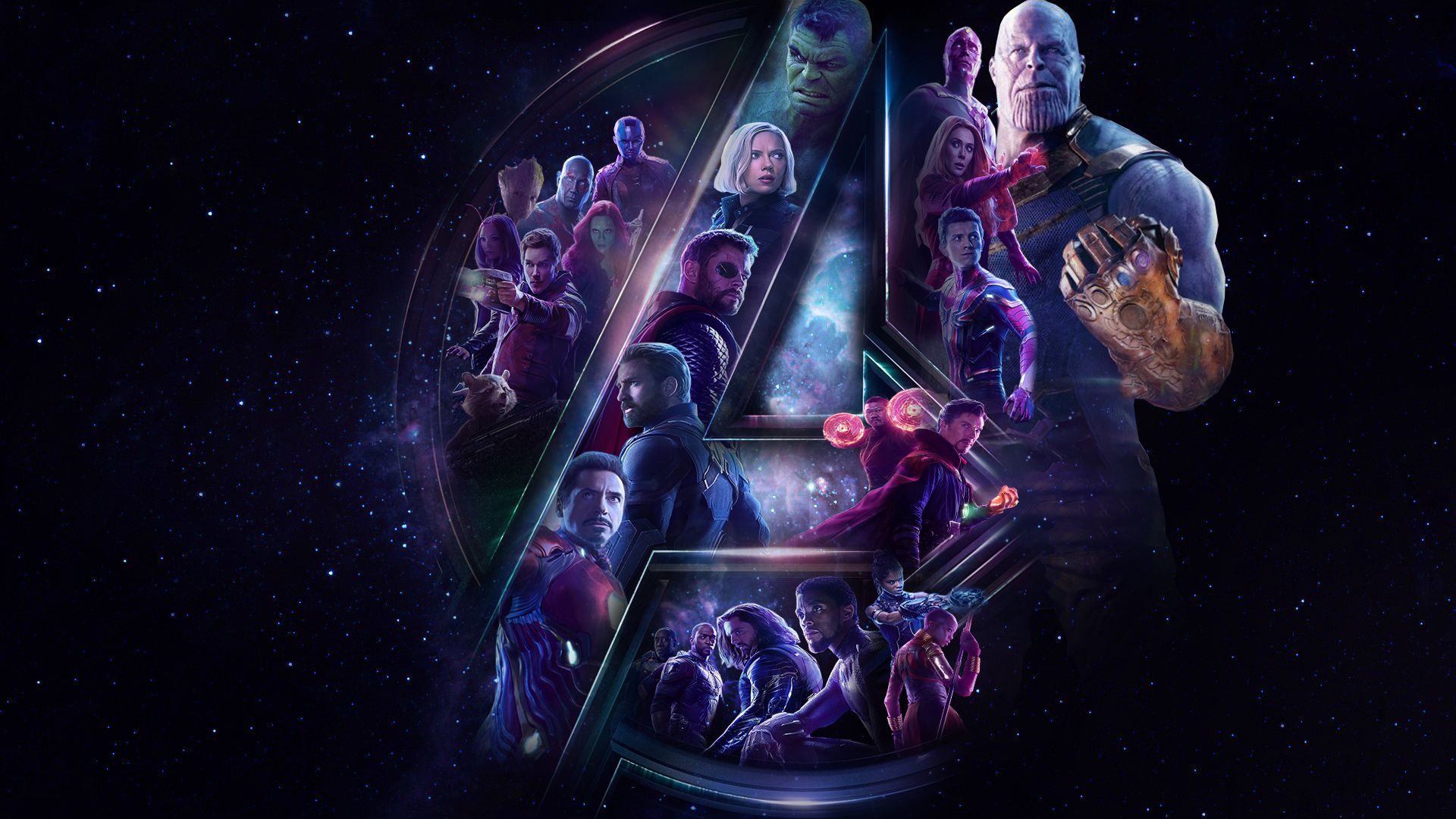 Avengers Infinity War poster, 1920x1080 1080p, PC
