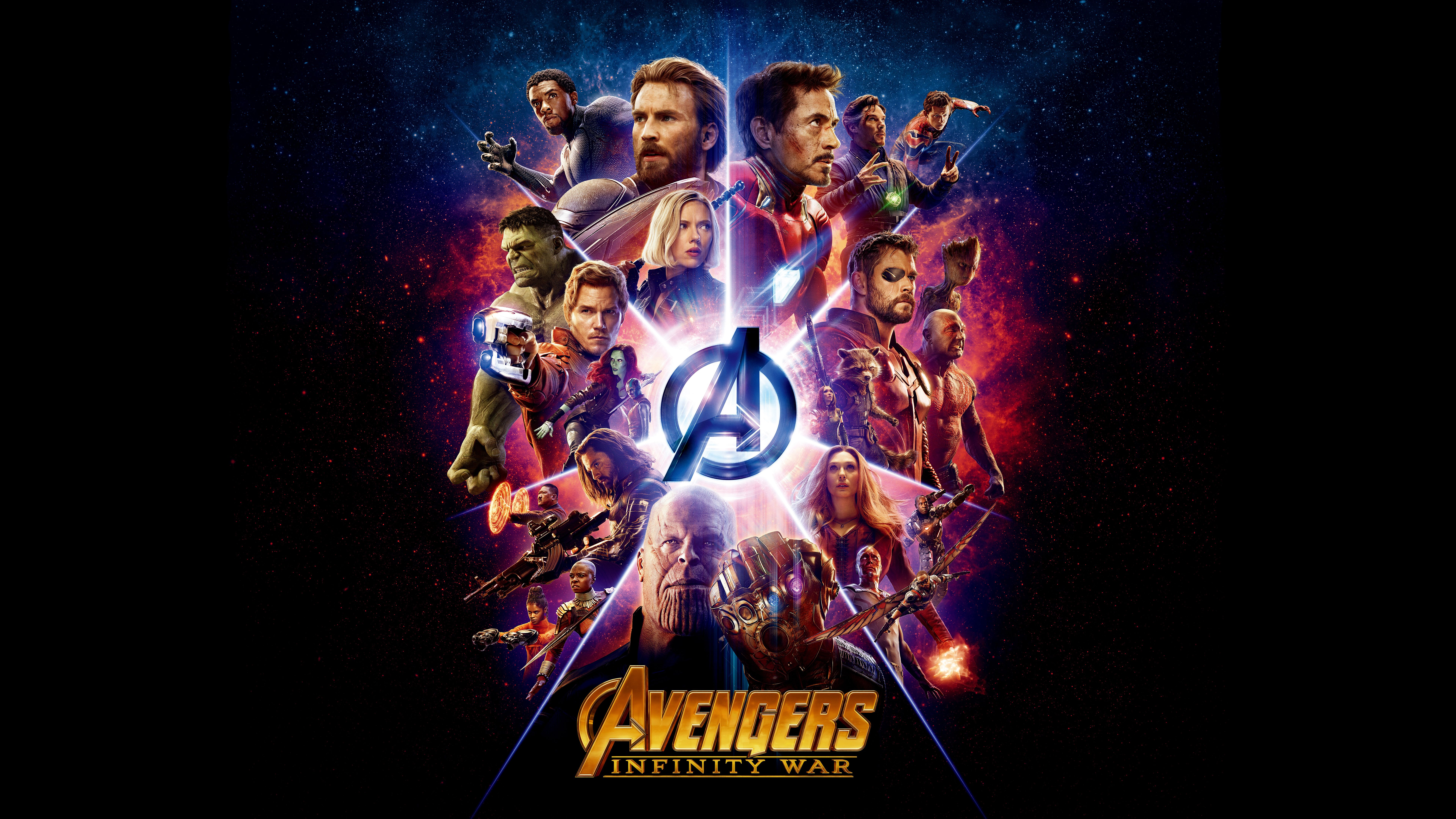 Avengers Infinity War poster, 7680x4320 4K, Smart TV 4K