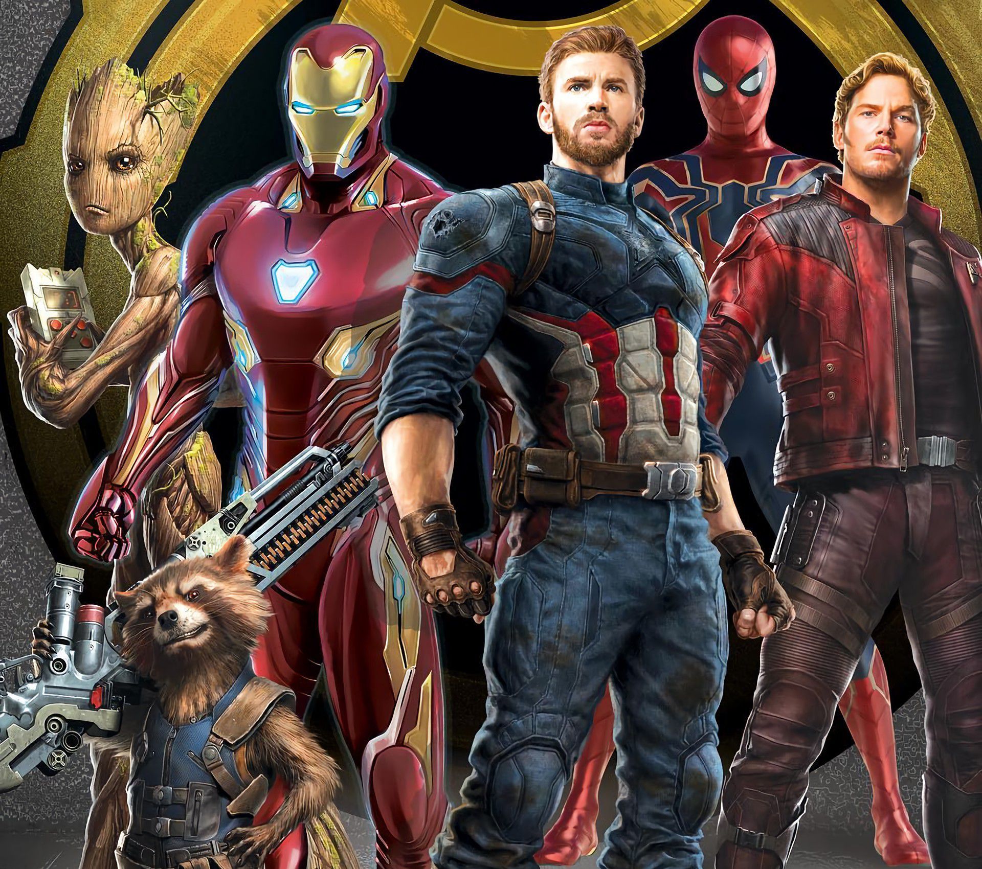 Avengers Infinity War personaggi Marvel, 1920x1700 Full HD+, Desktop